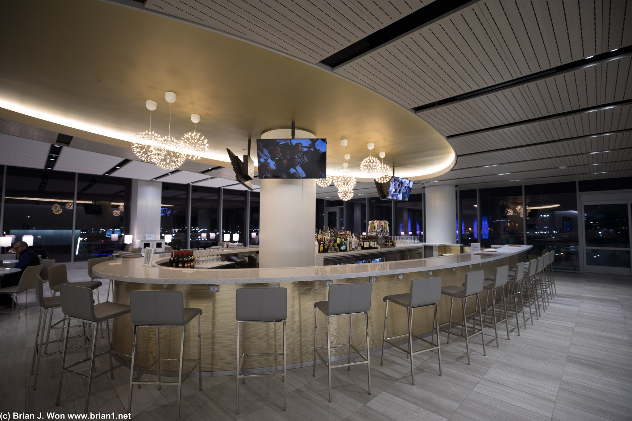 The huge bar.