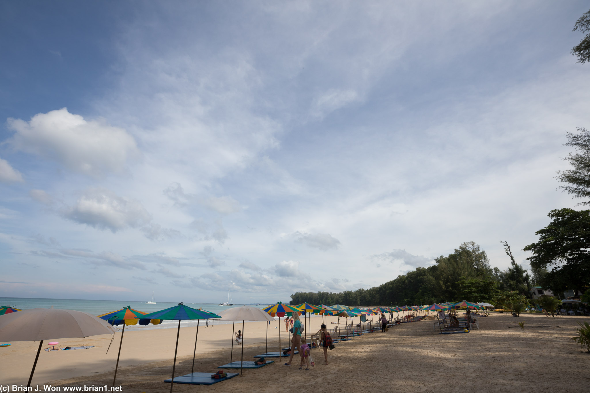 Nai Yang Beach, just steps from the hotel.