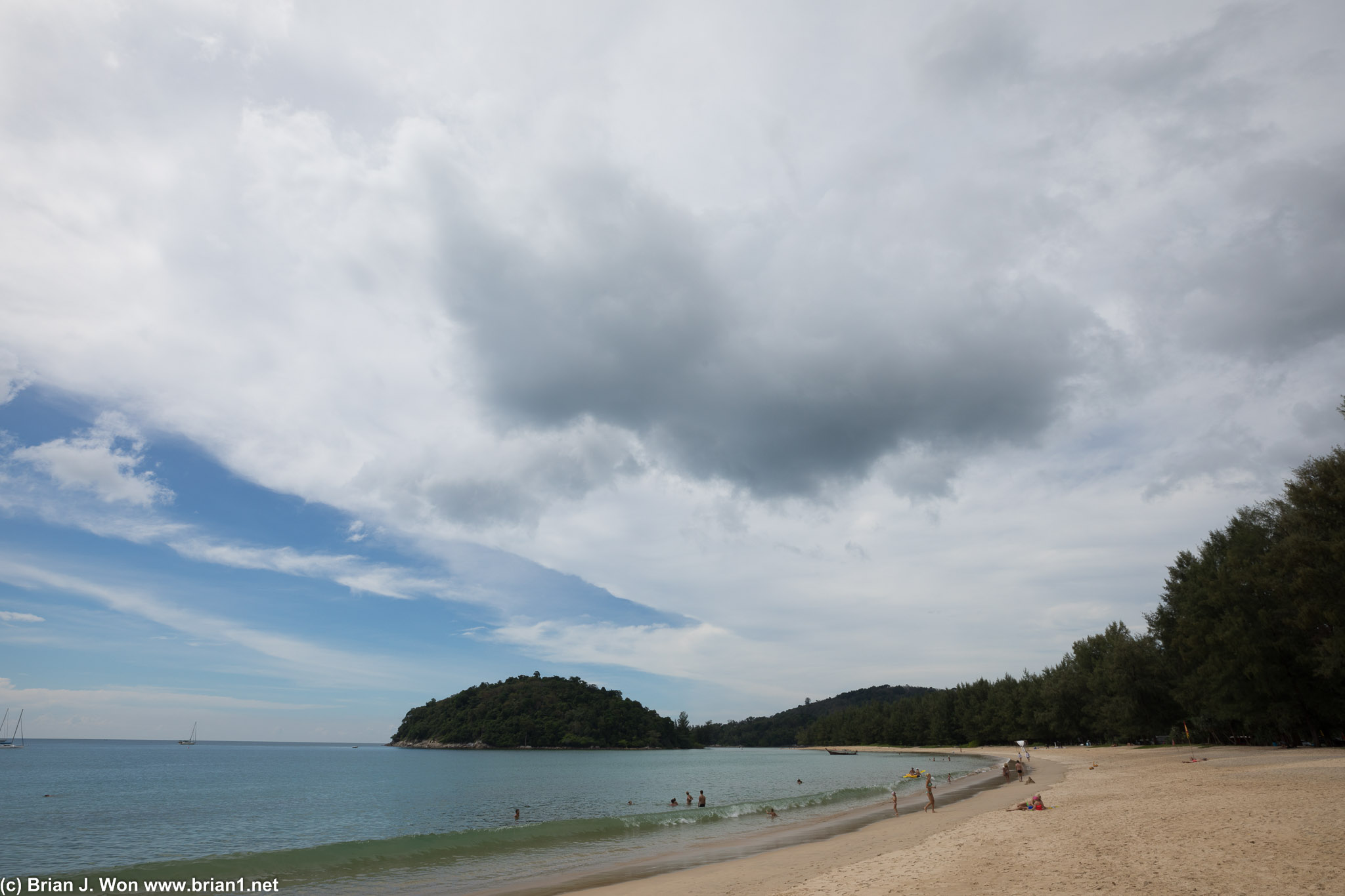 Then Layan Beach.