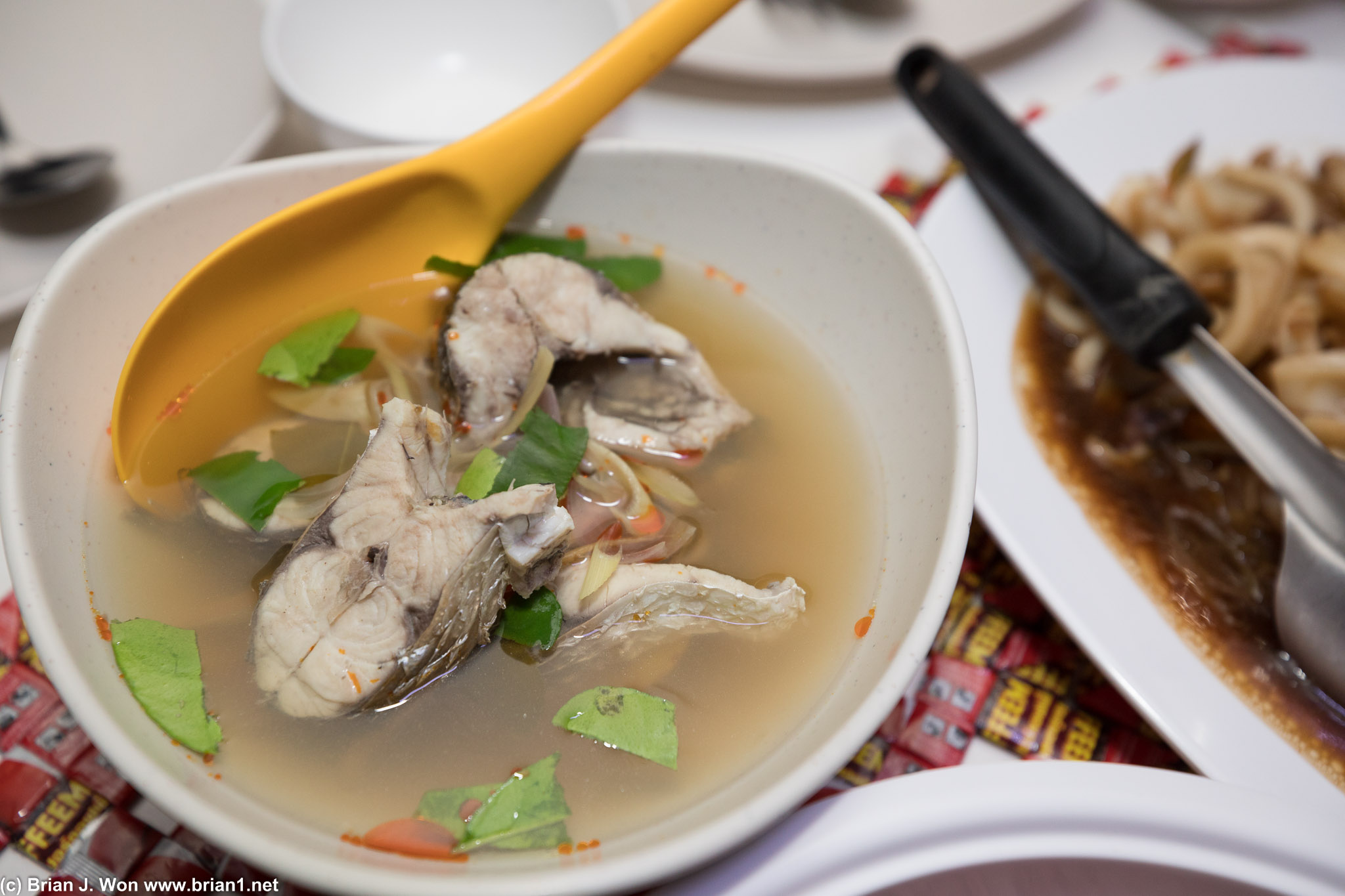 Fish soup. Fresh fish as always!