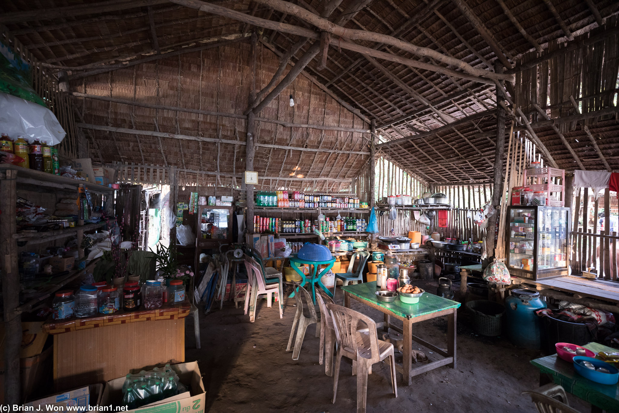 One of the village bars.
