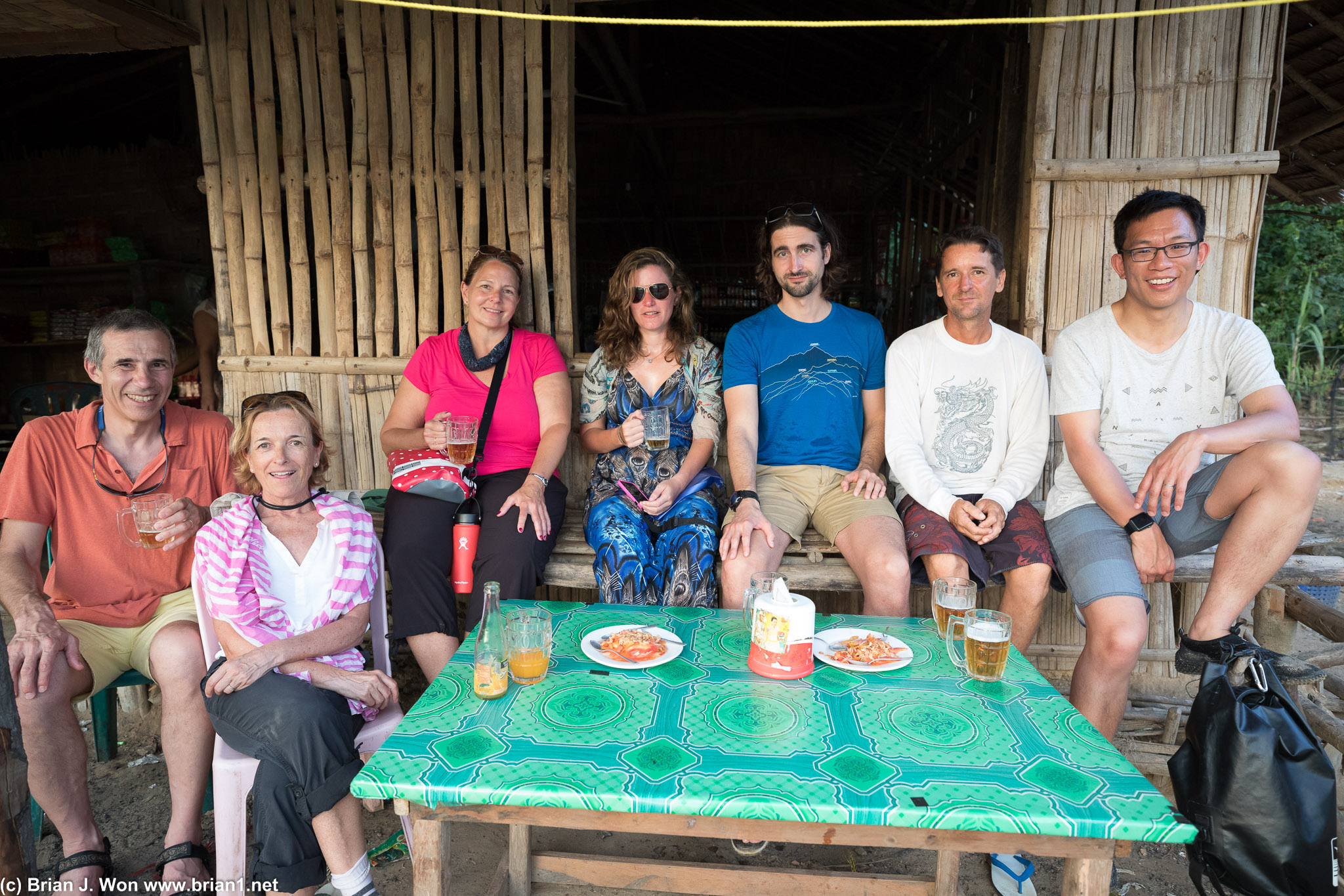 Passengers and captain of Zoe III.