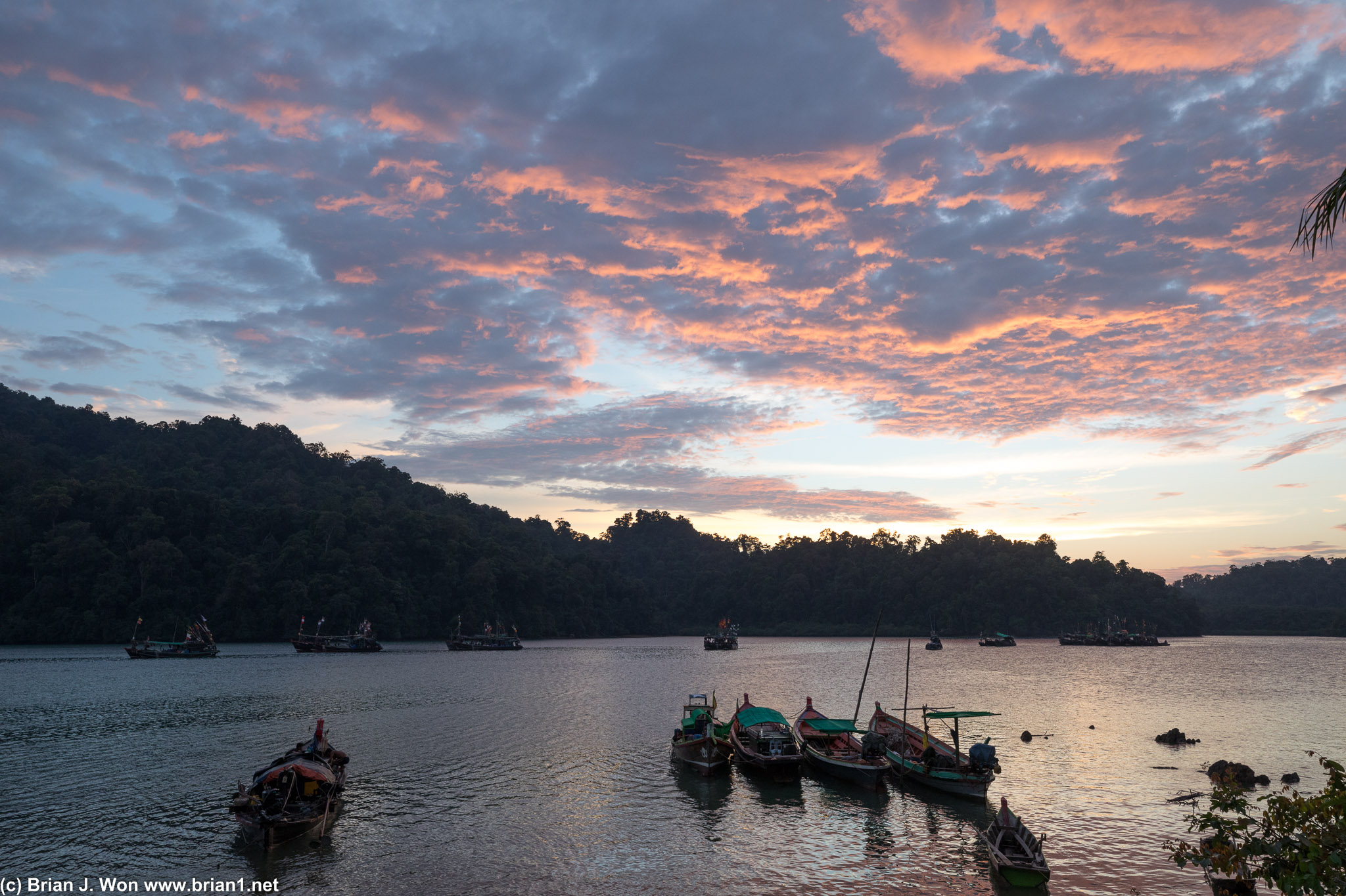 Sunset over Sitta Galet.