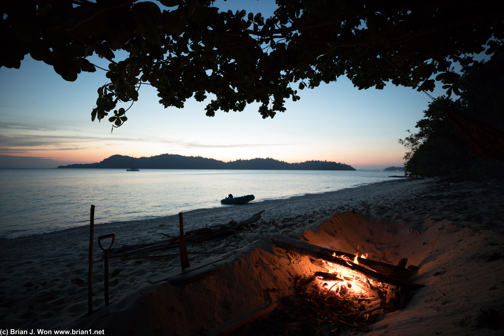 Beach BBQ on Than Yoke Island.
