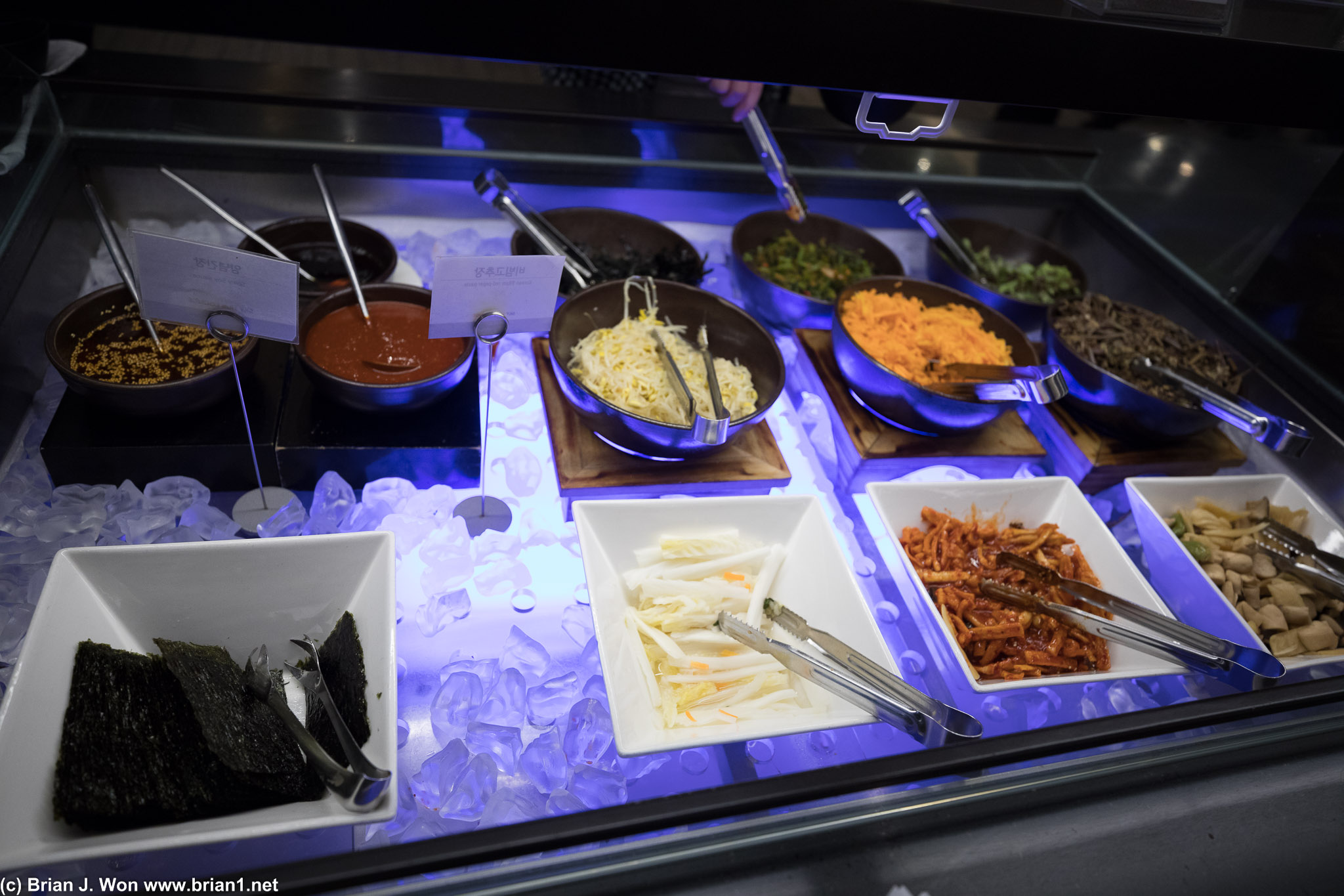 Bibimbap bar.