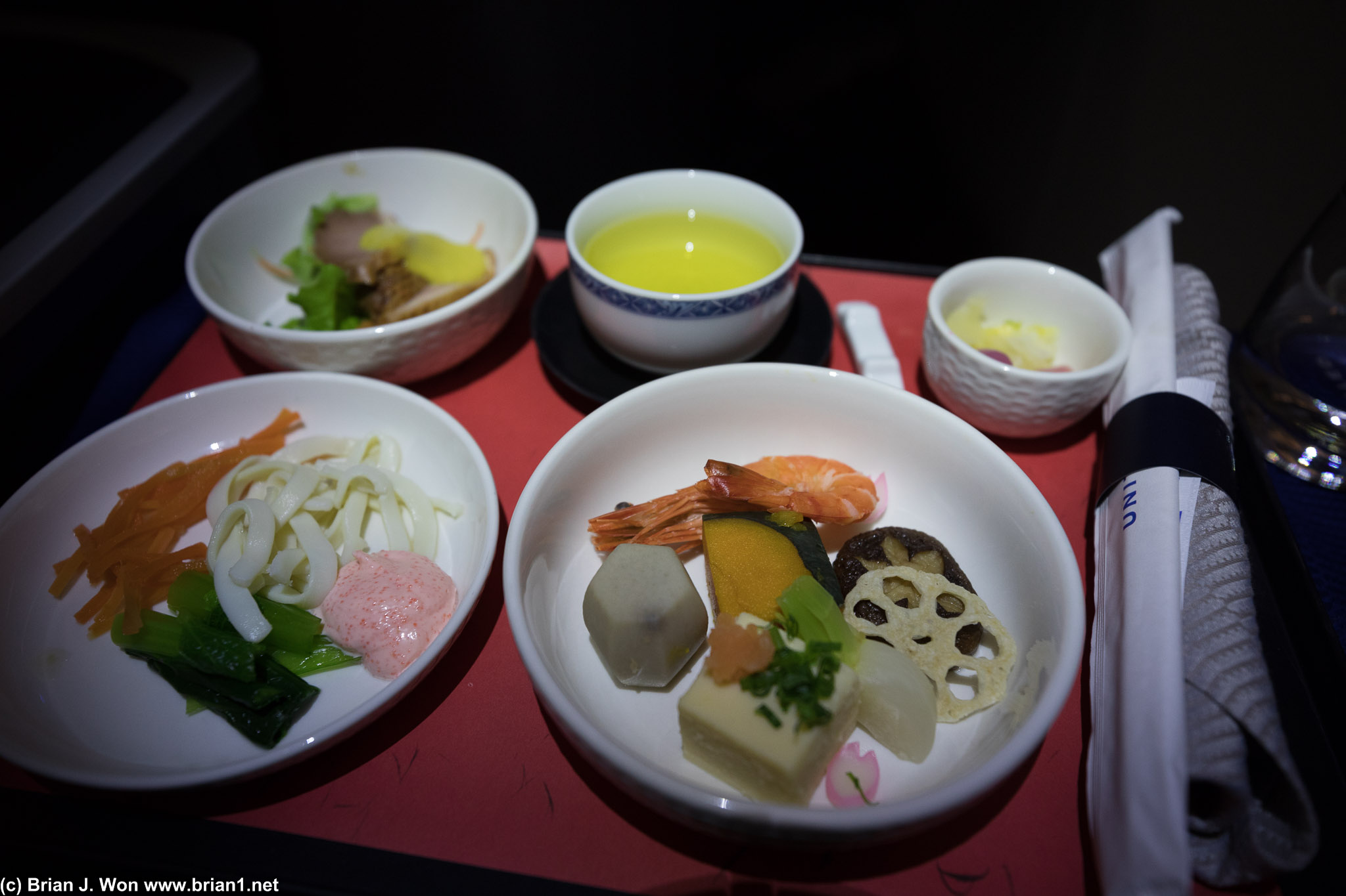 The Japanese dinner.