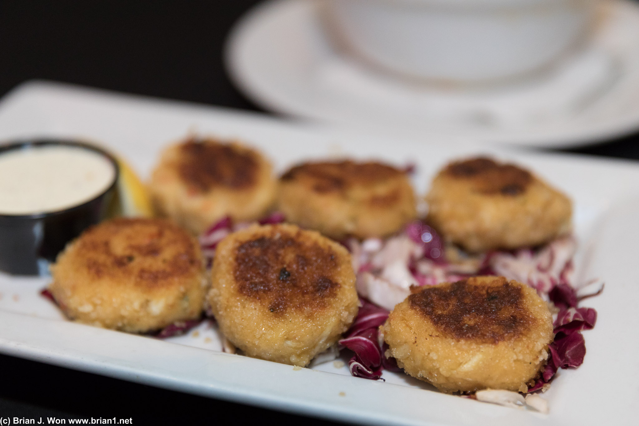 Crabcakes. Not sure what's the big deal.