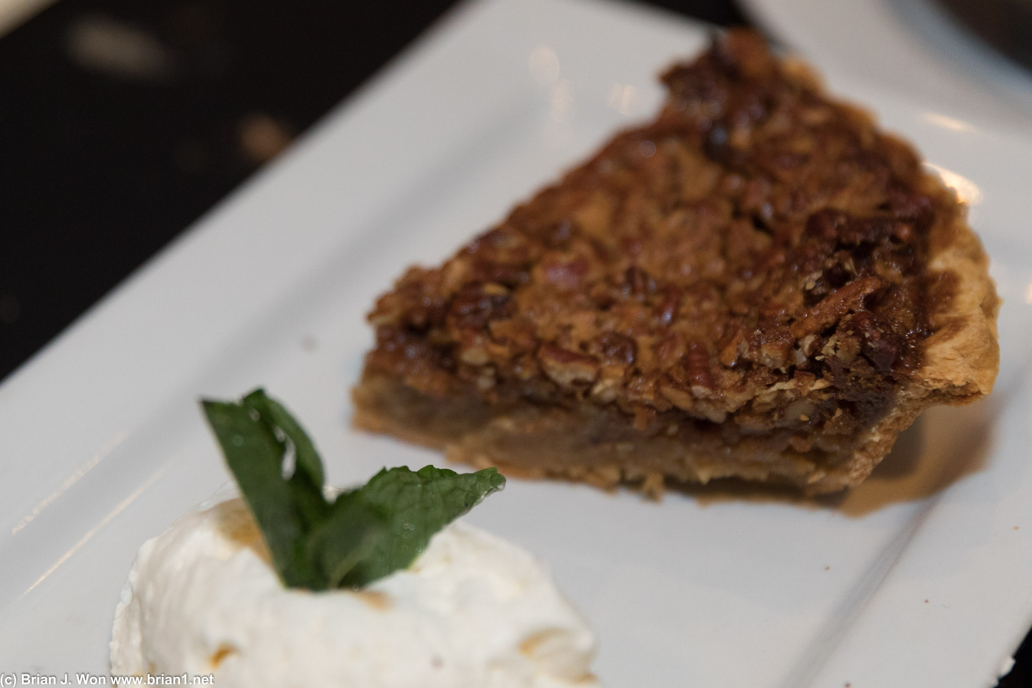 Sweet potato pecan pie. Indifferent.