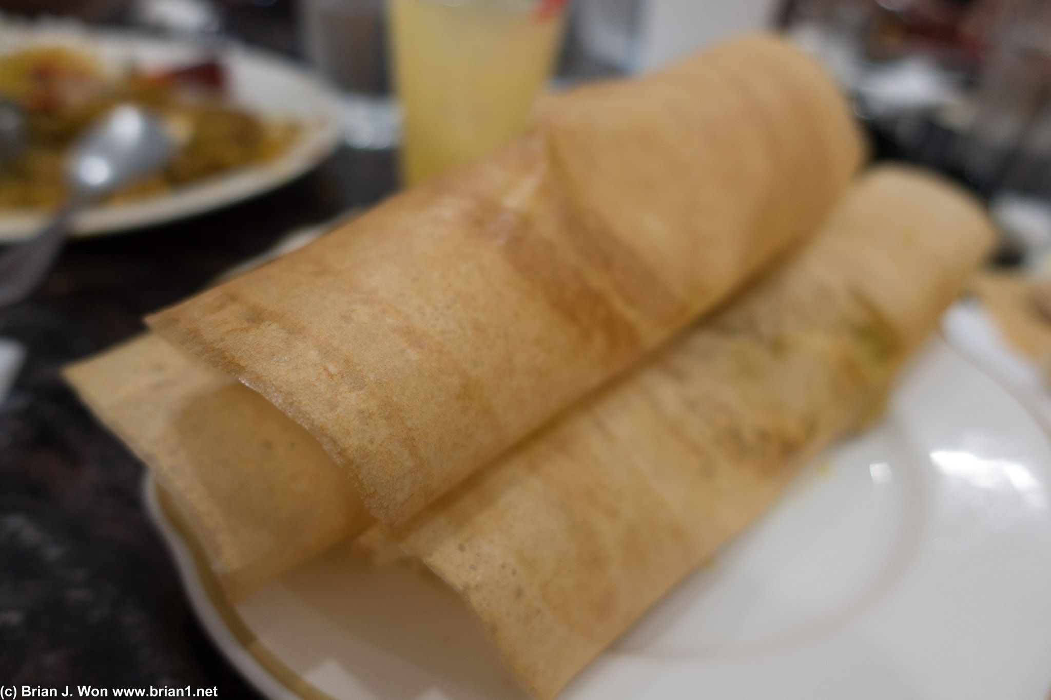 Dosas. Super thin!