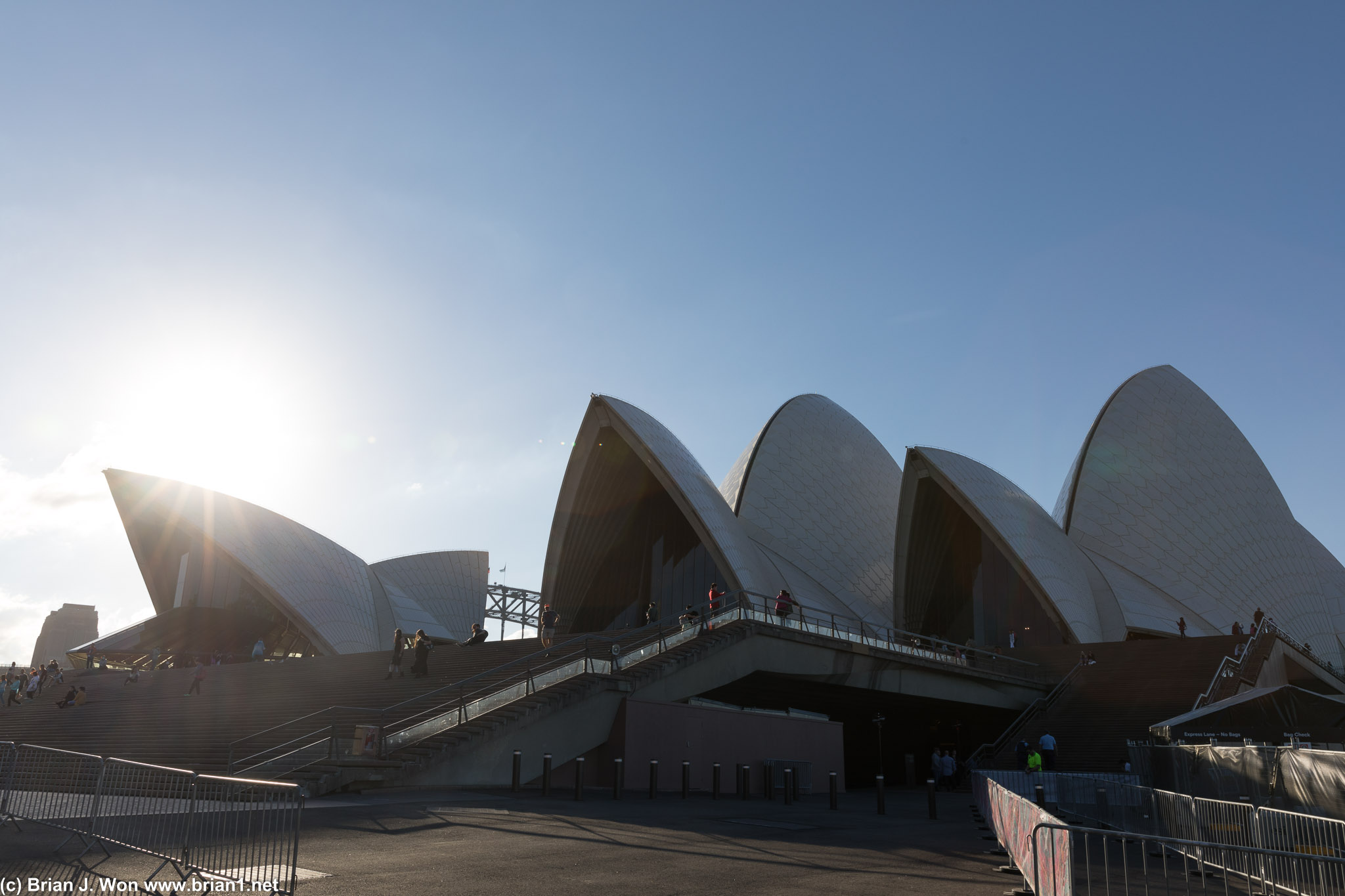 Better view of Sydney Opera House. Sadly not the classic angle.