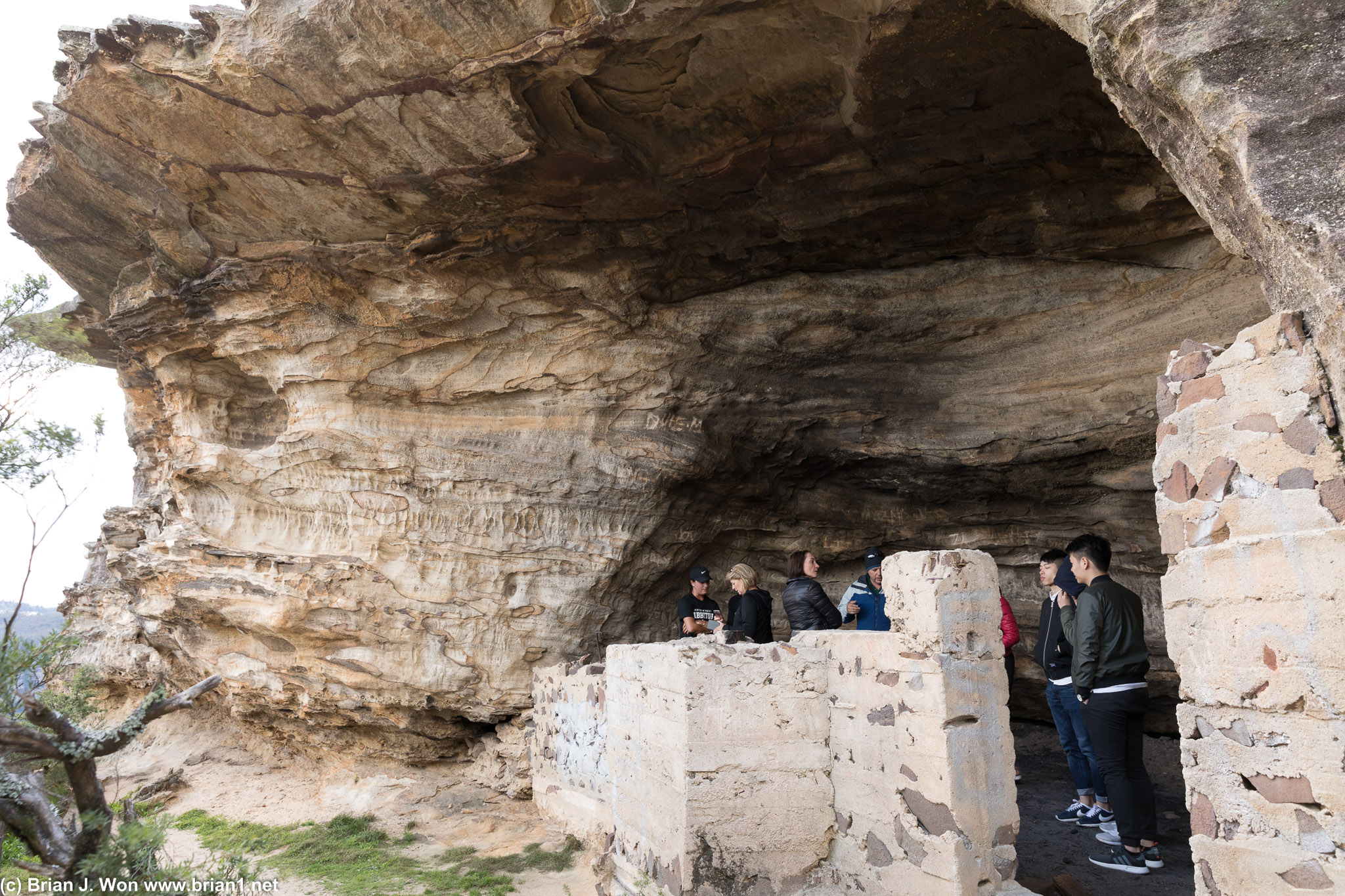 Not quite a cave.