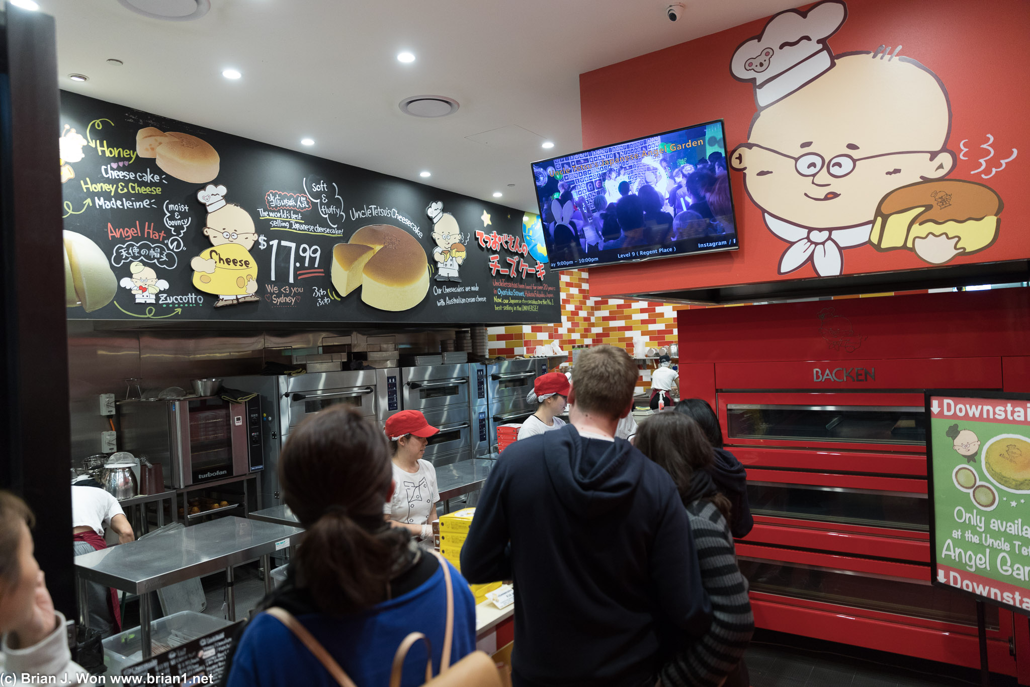 Uncle Tetsu's cheesecake. Much rather stand in a 2 minute line rather than a 2 hour line.