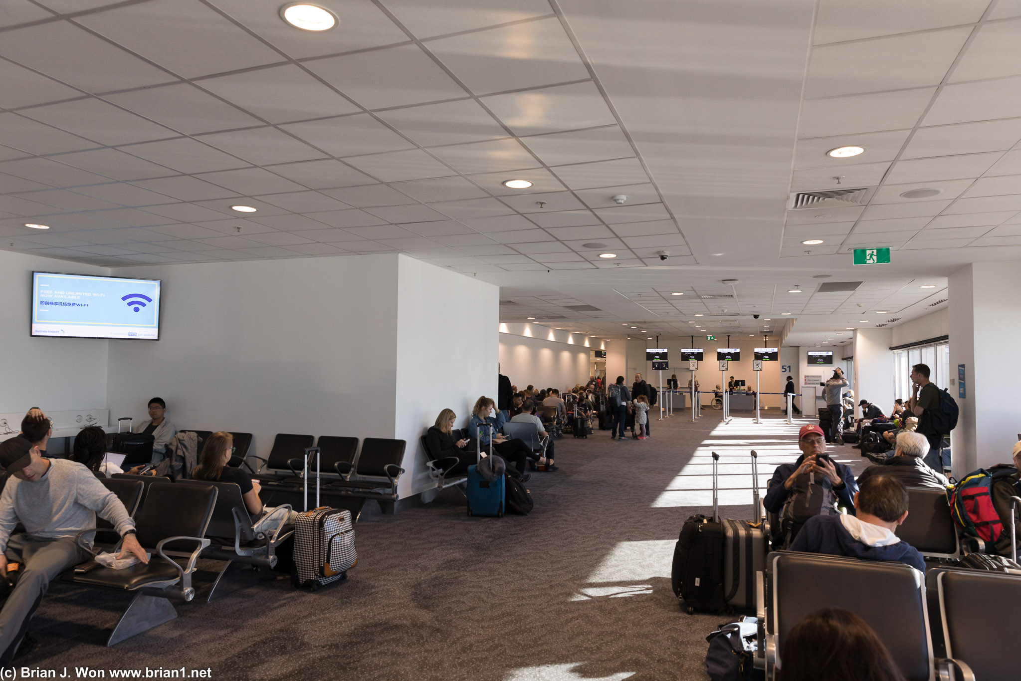 Actual gate areas are very plain.