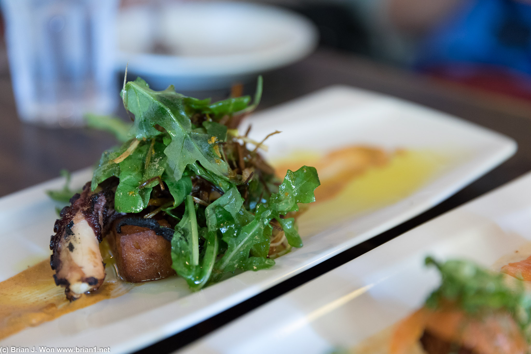 Grilled octopus. Pretty decent.