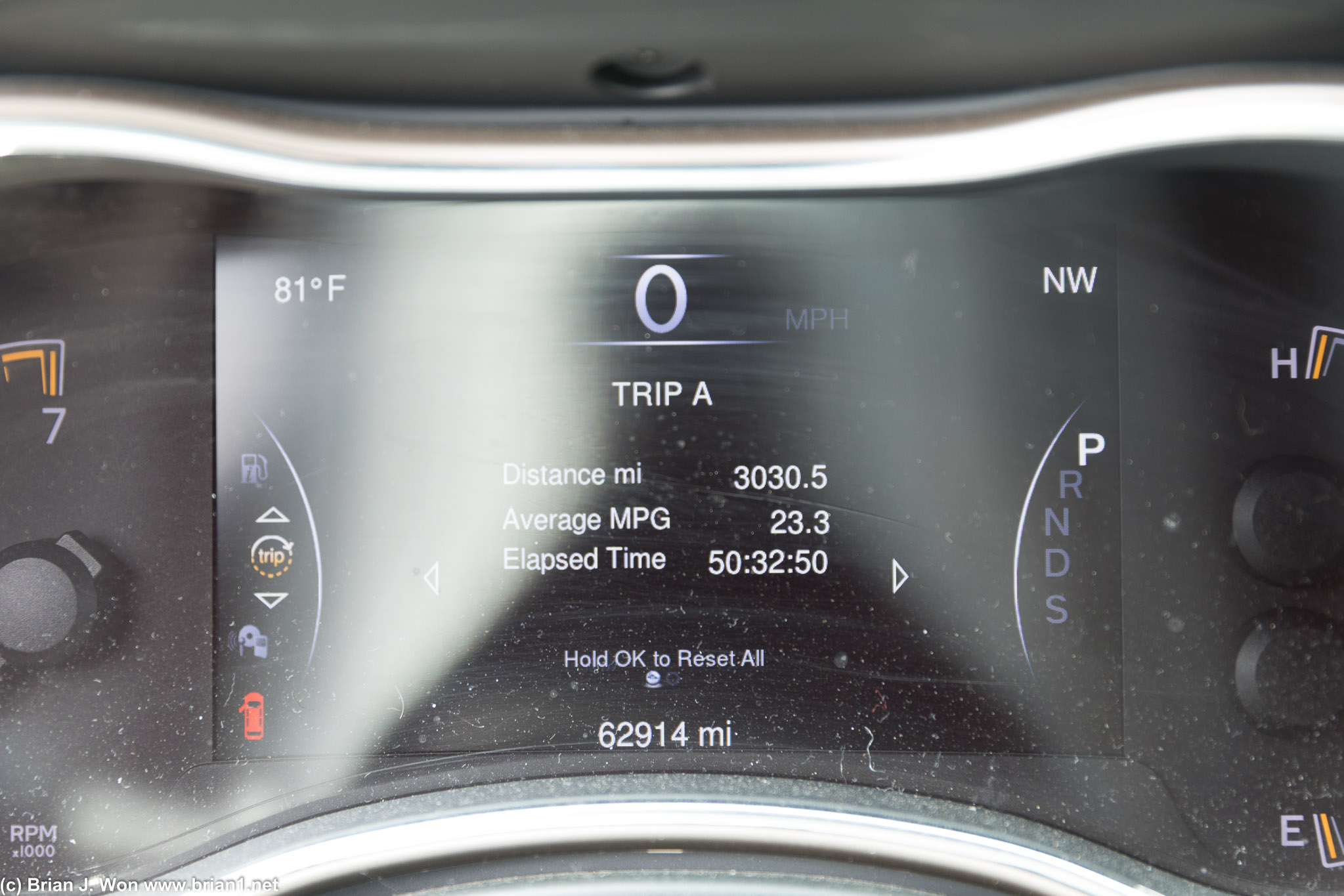 6 days, a little over 3,000 miles, and more than 50 hours of driving.