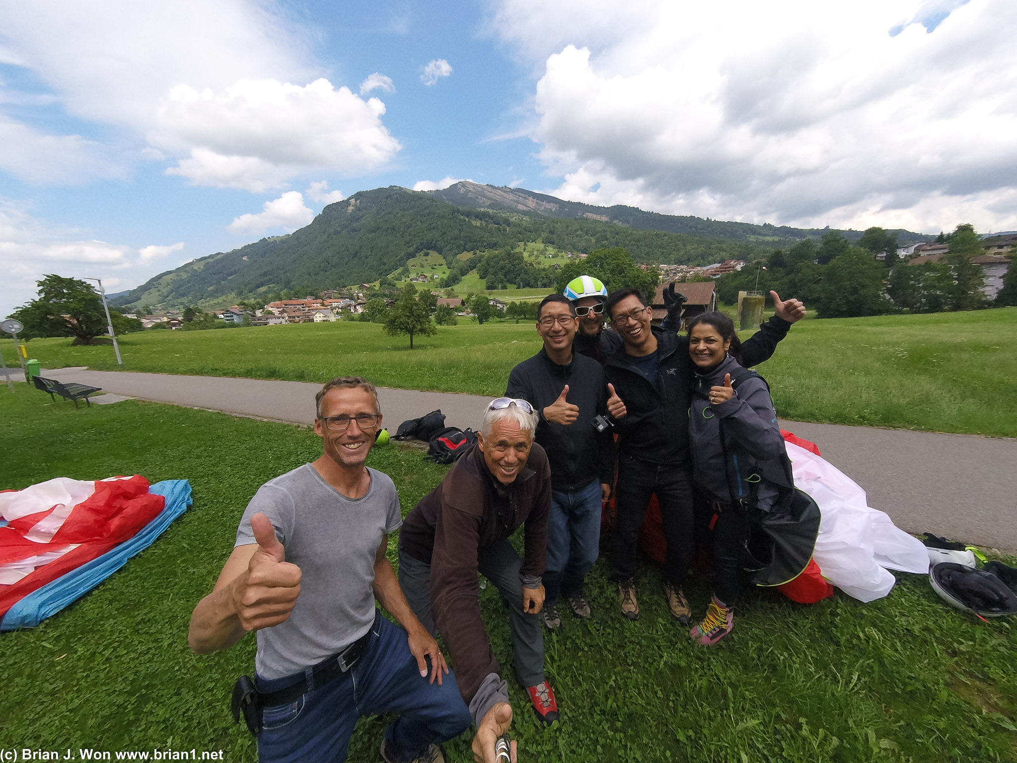 With the crew of Touch and Go. Great experience!