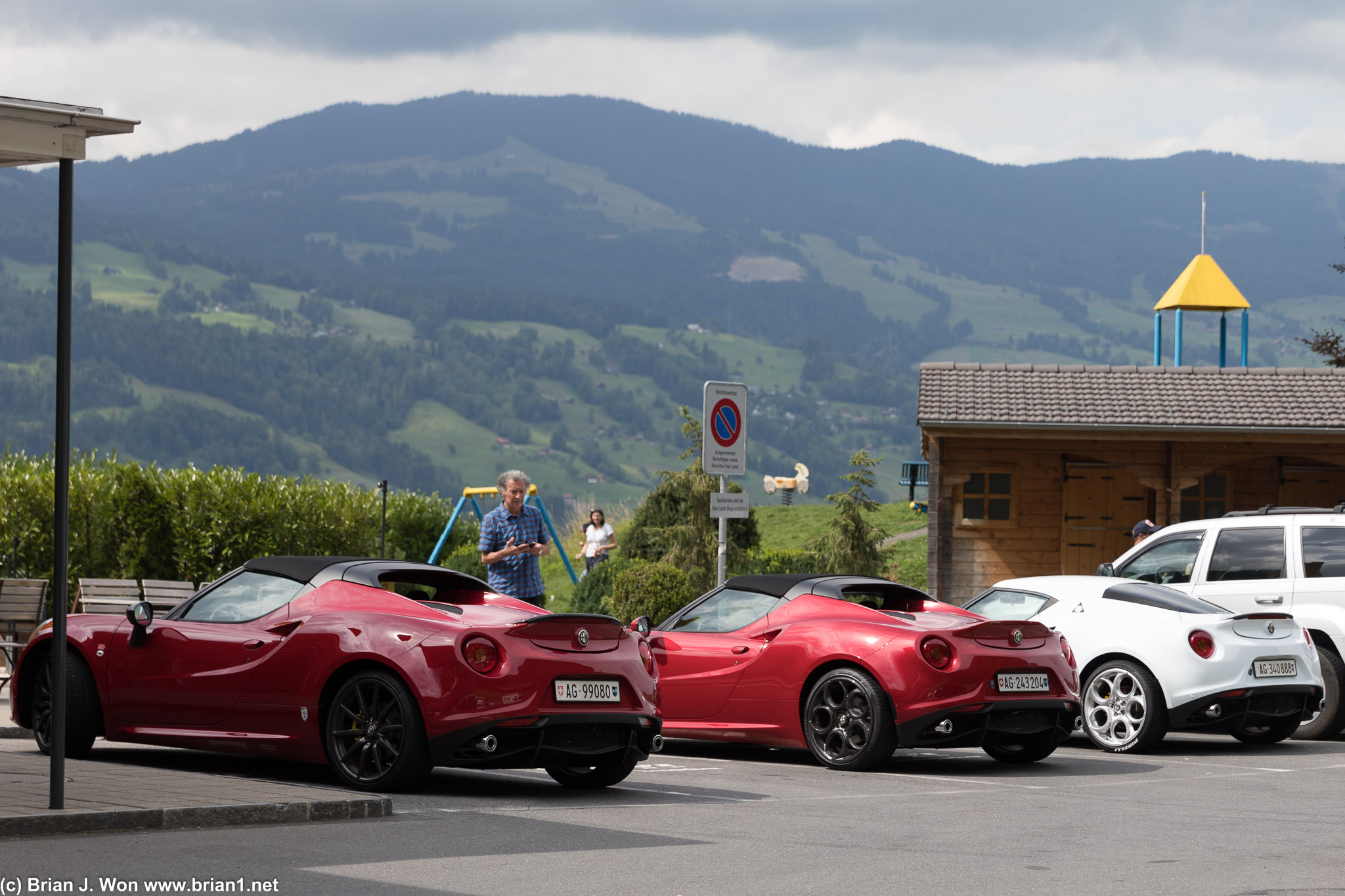 From the Camaro SS we saw earlier today to a trio of Alfa Romeo 4C's.
