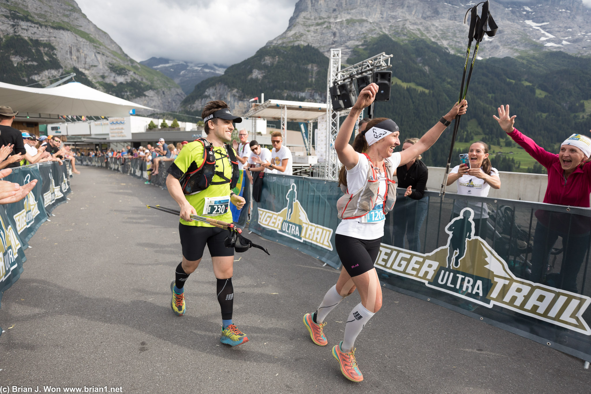 Random 101km men's and 51km women's competitors.