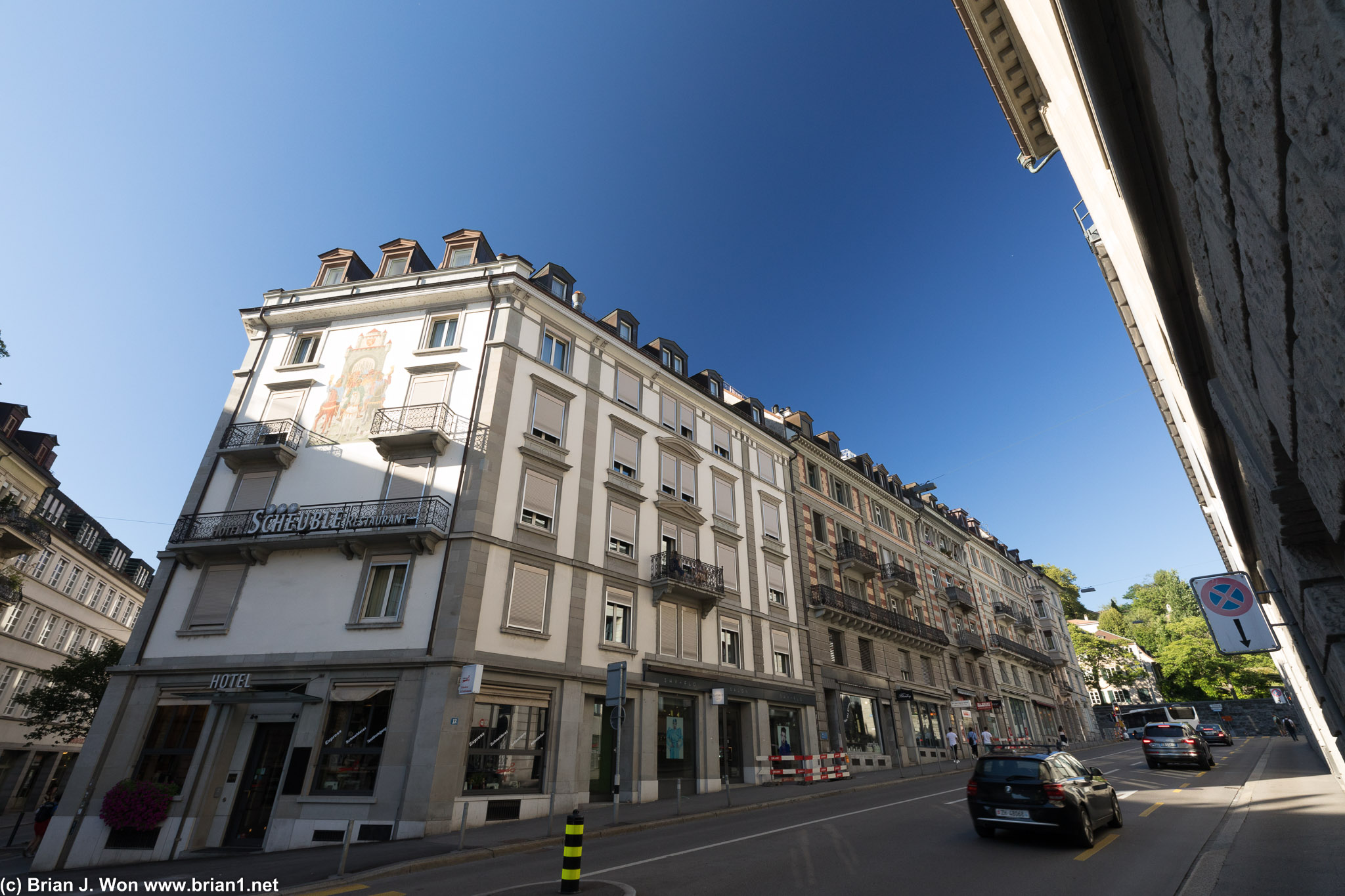 Downtown Zurich.