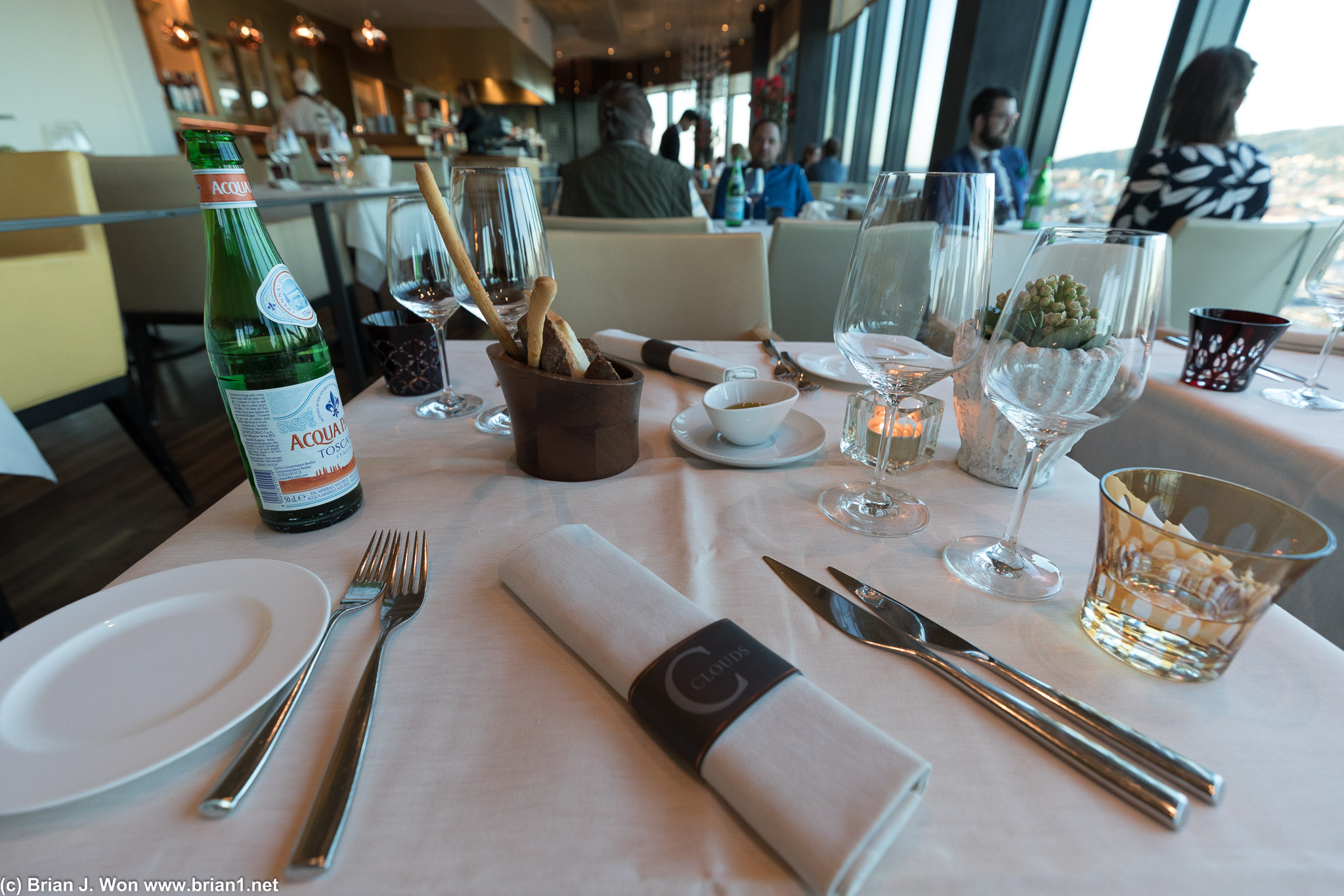 "Bistro or fine dining" "Fine dining, please. Being a little more broke at the end of the trip won't hurt that much more."