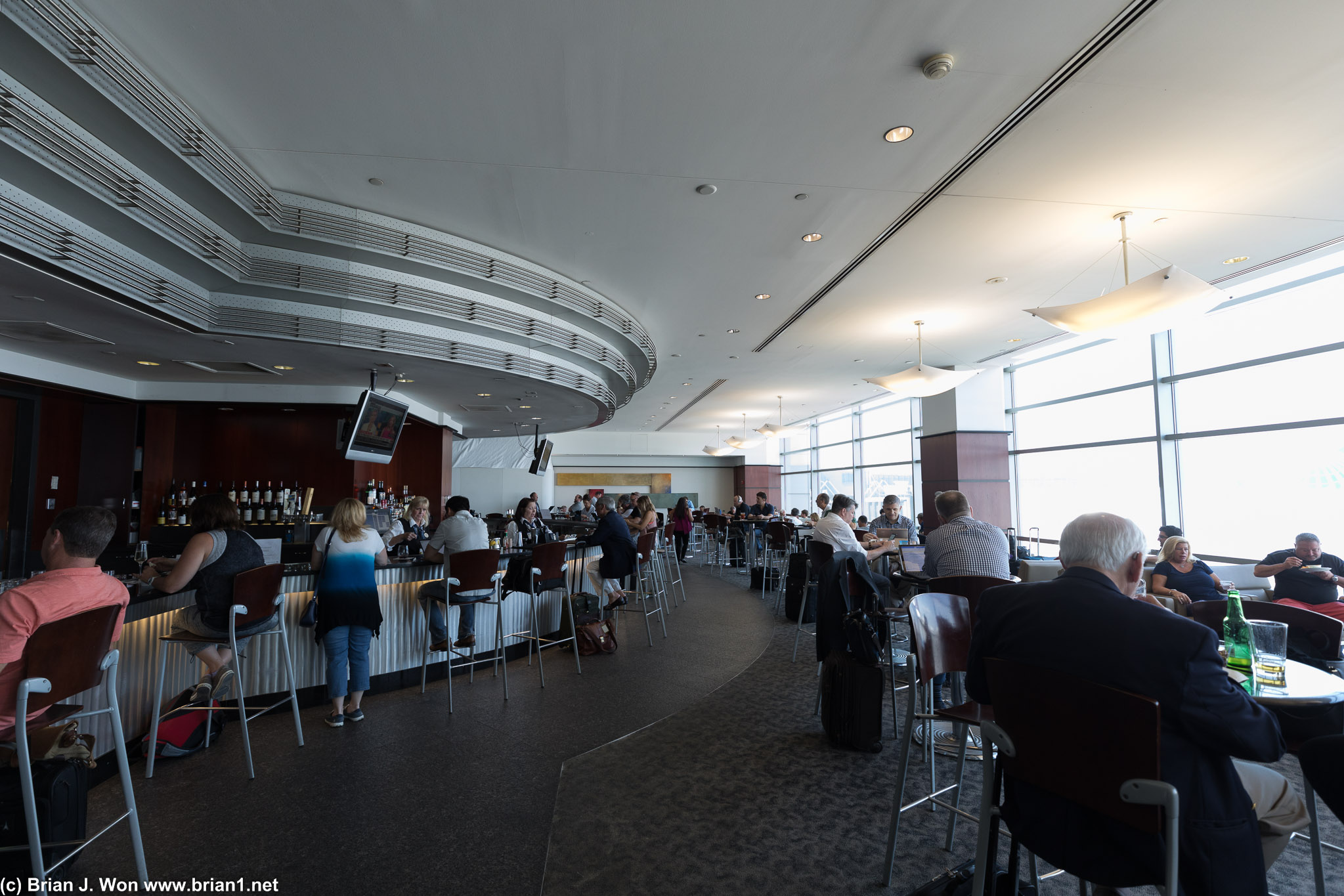 United Club in Terminal C.
