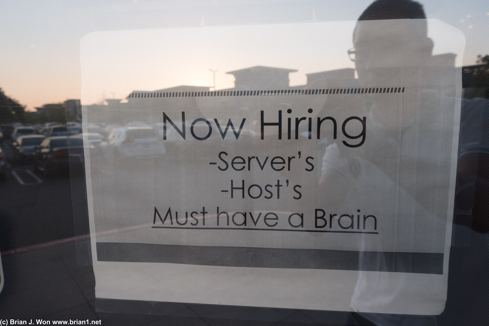 Apparently finding quality help is difficult.