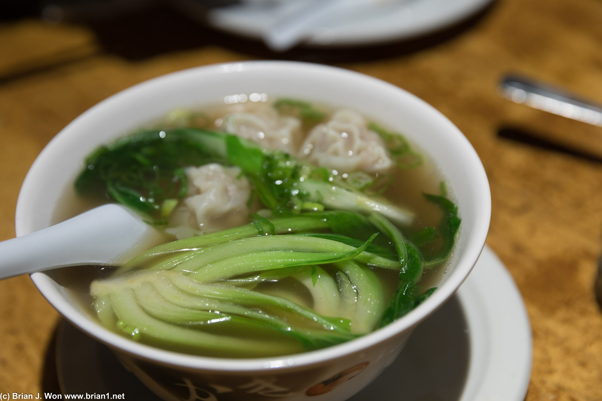 Won ton soup.
