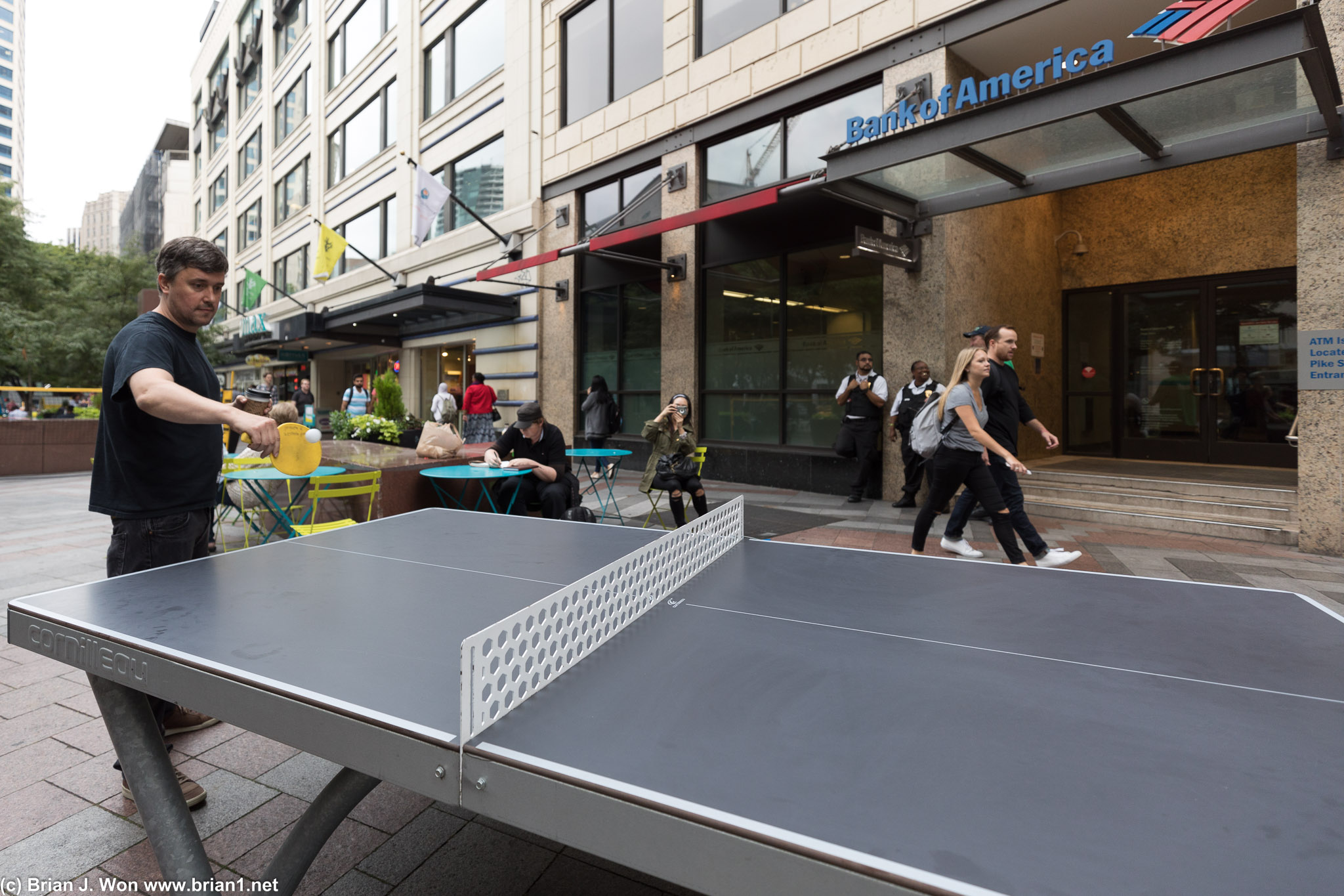 Table tennis at Westlake Park.