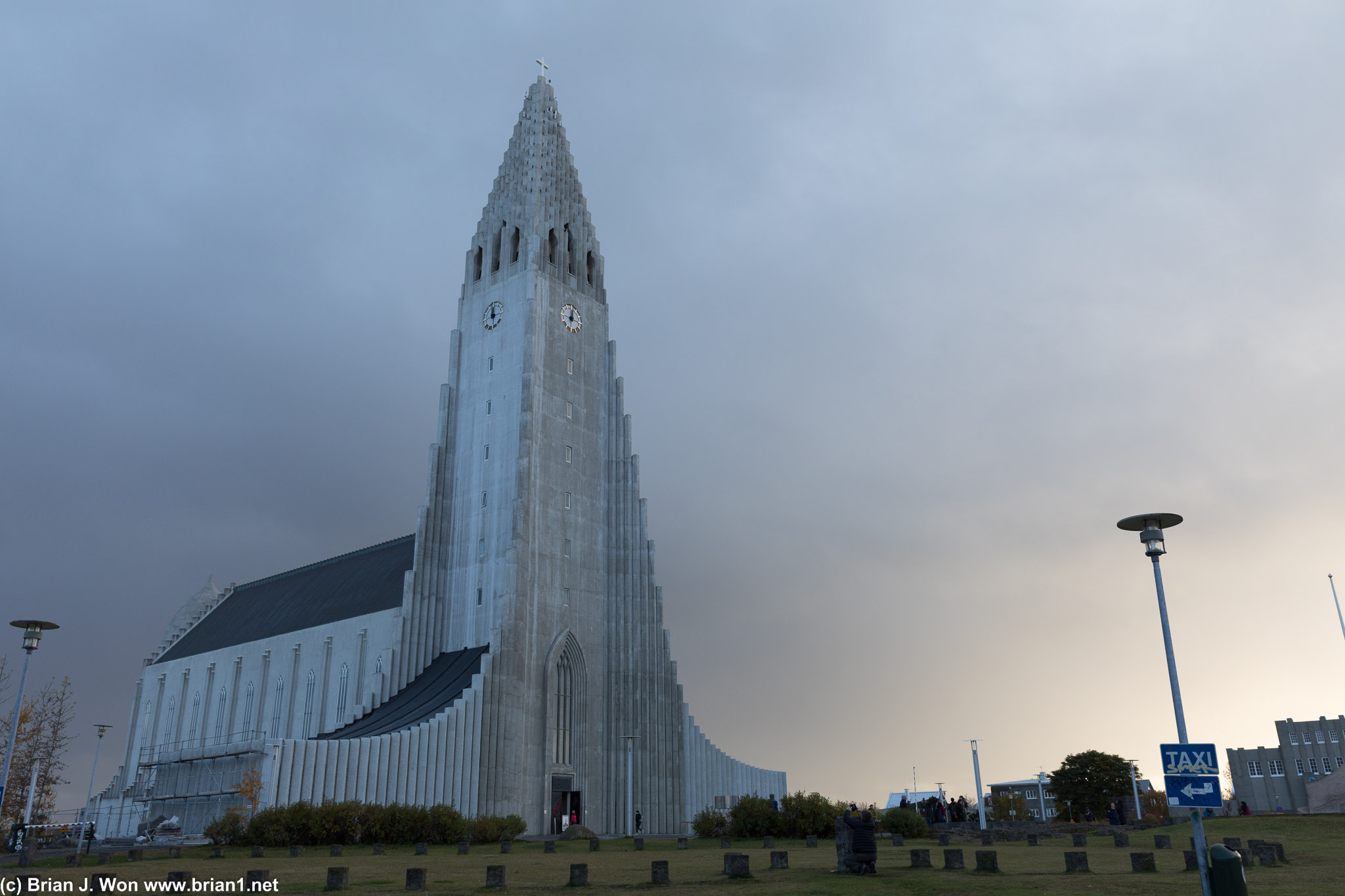 HallgrÃ­mskirkja, the largest church in Iceland.