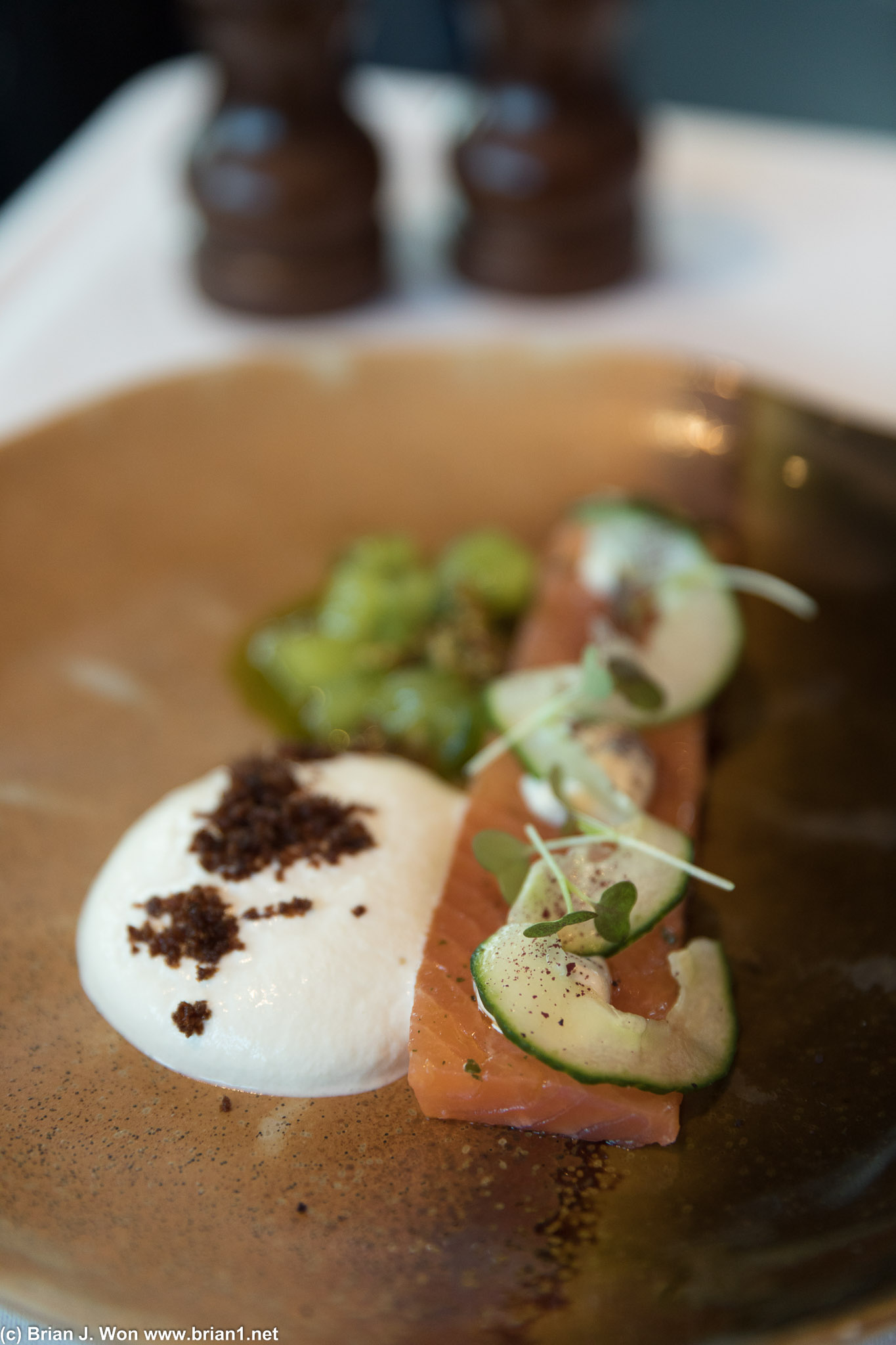 Cured trout.