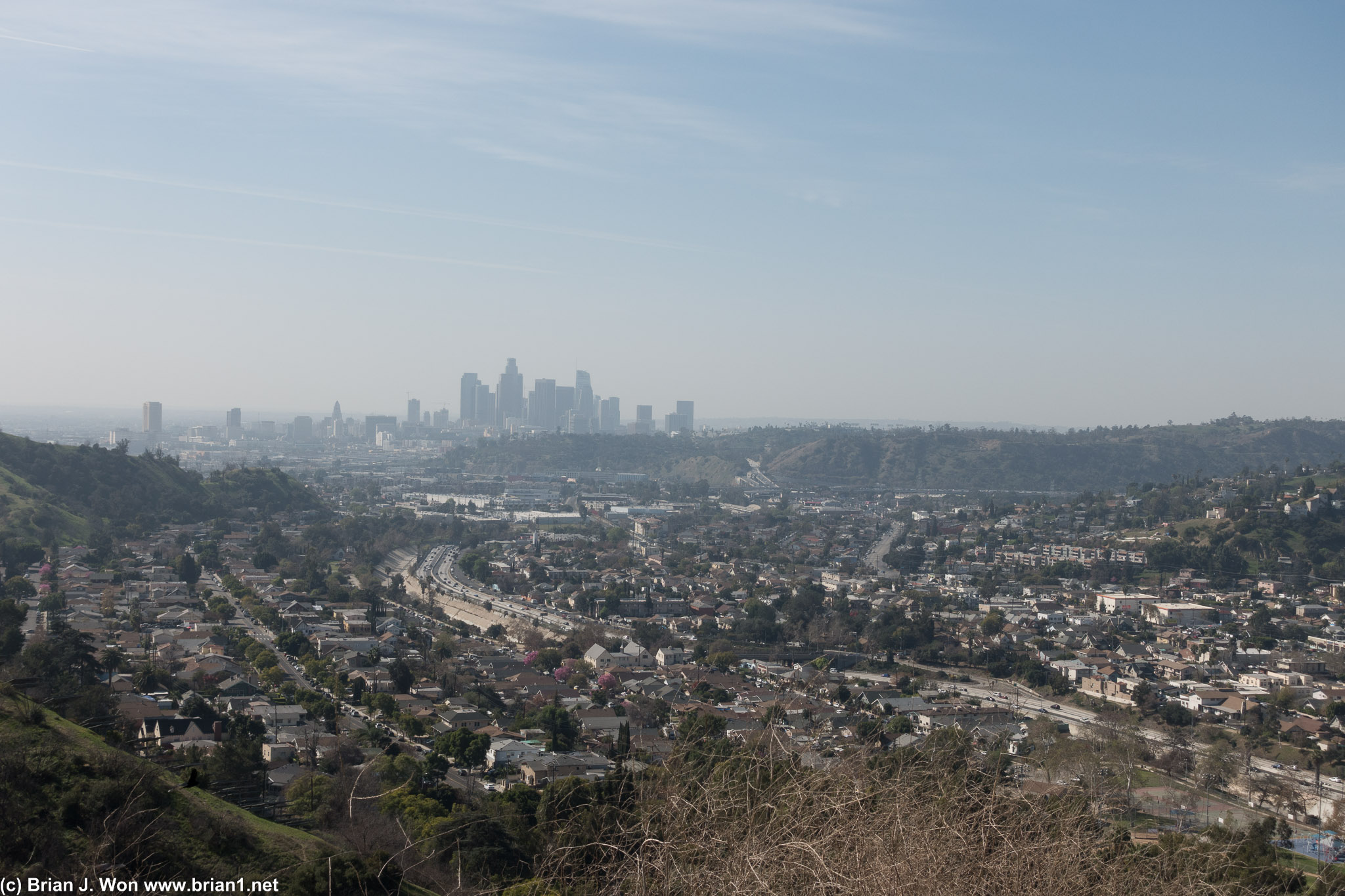 Ernest Debbs Park has some decent views for a park buried so deep in Los Angeles.