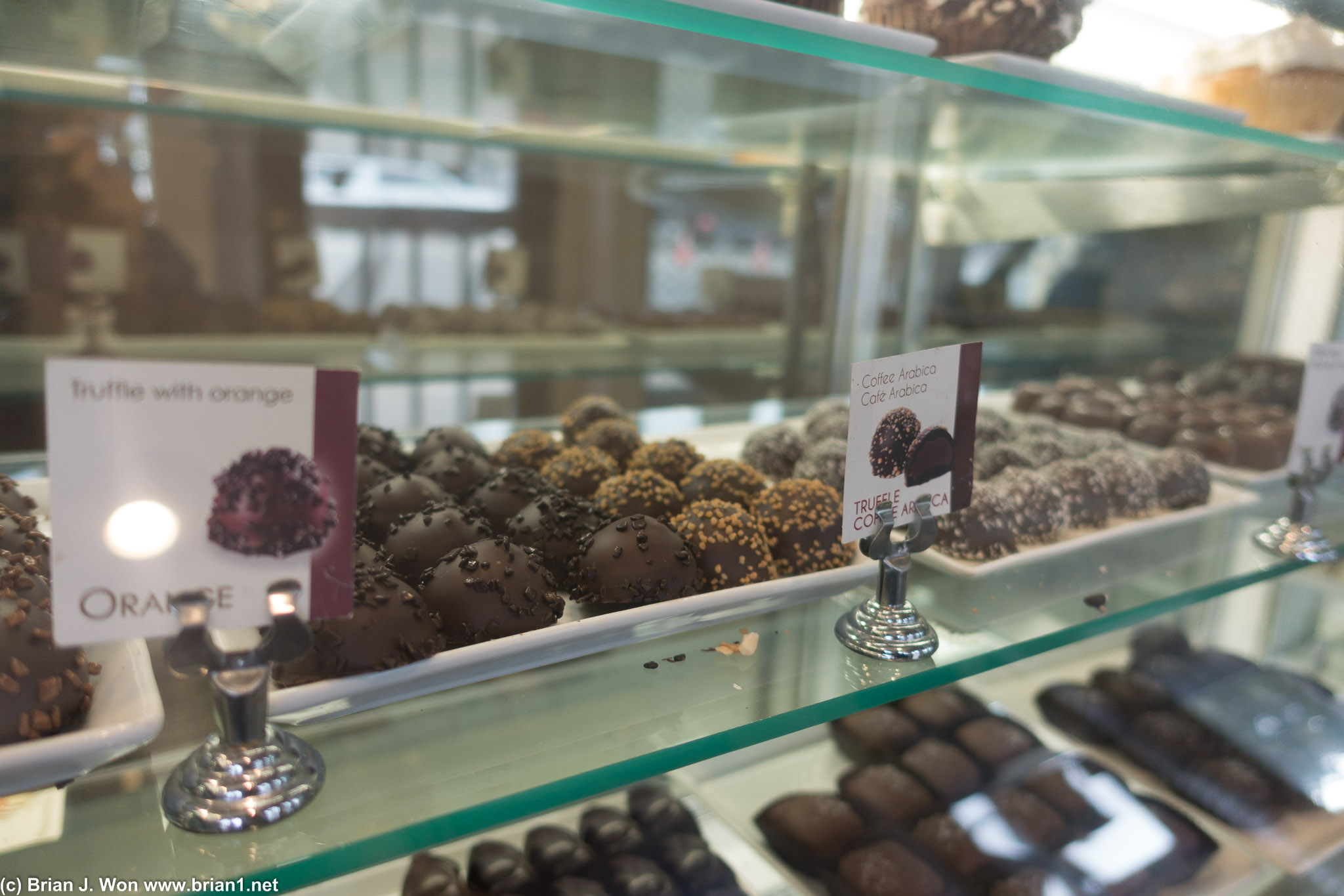 KC's Belgian chocolates.