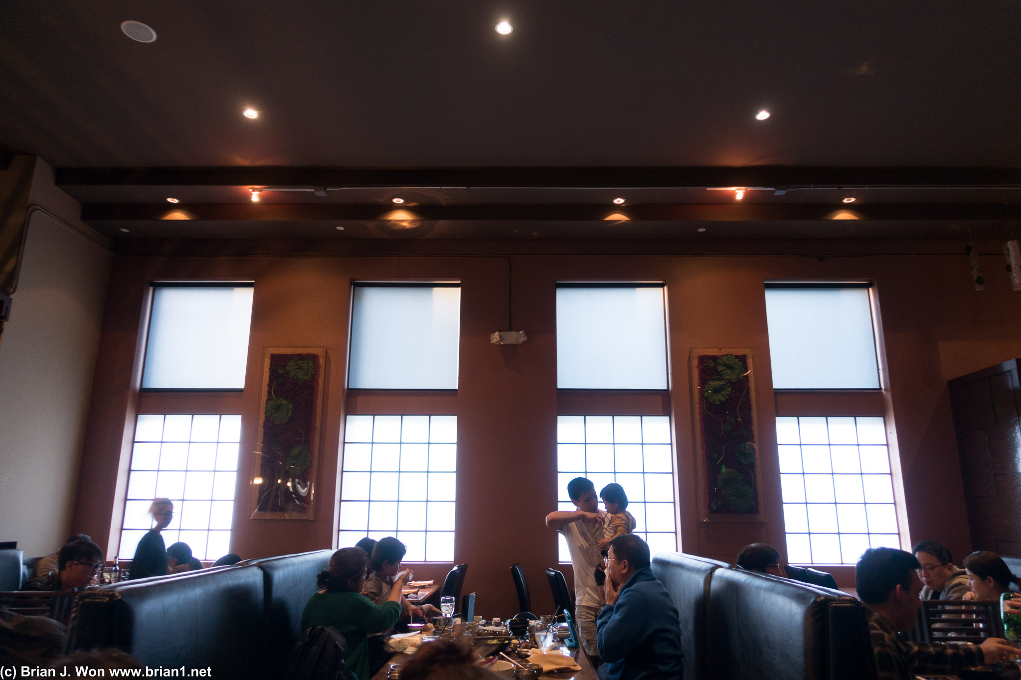 Restaurant Row is way fancier than k-town.