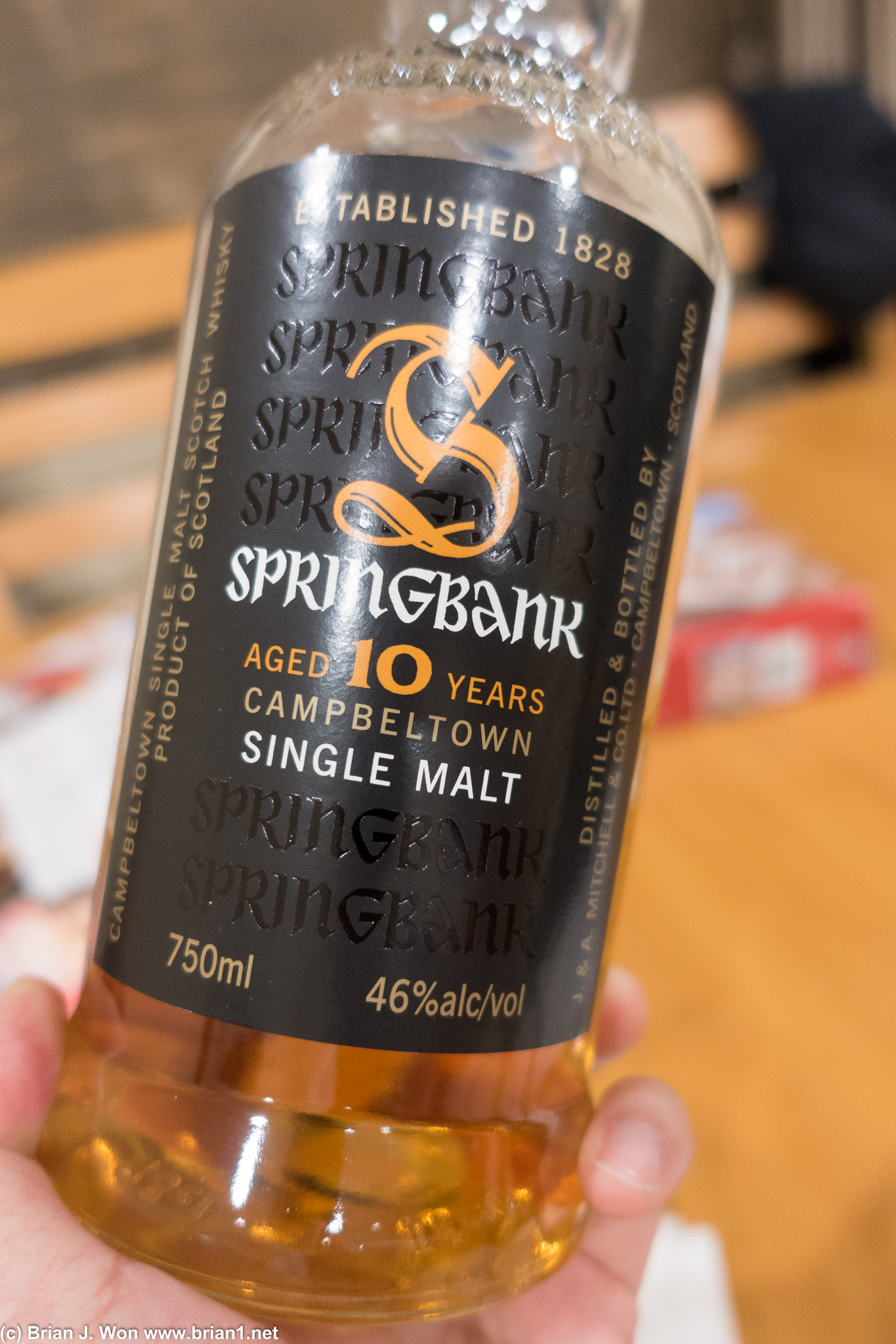 Springbank 10. Quite decent!