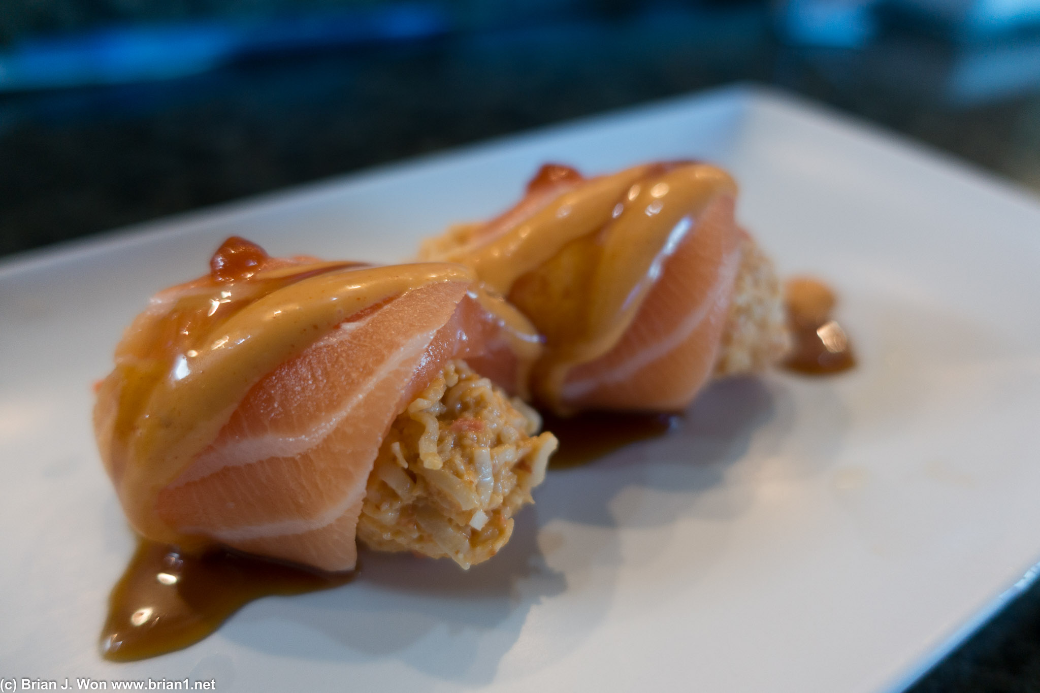 Salmon crab thing.