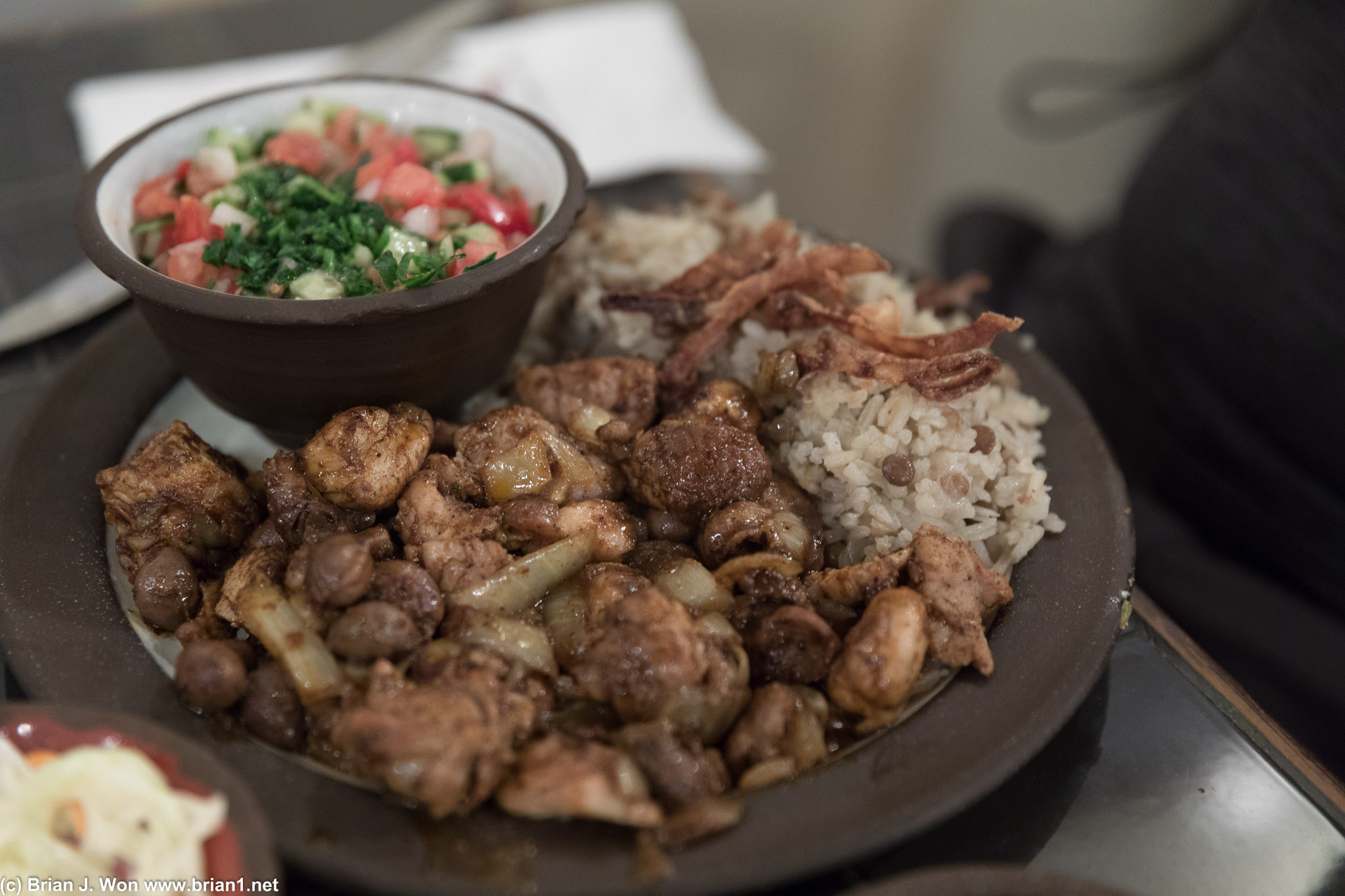 Grilled mixed plate. Both seemed more pan fried rather than grilled over a flame.