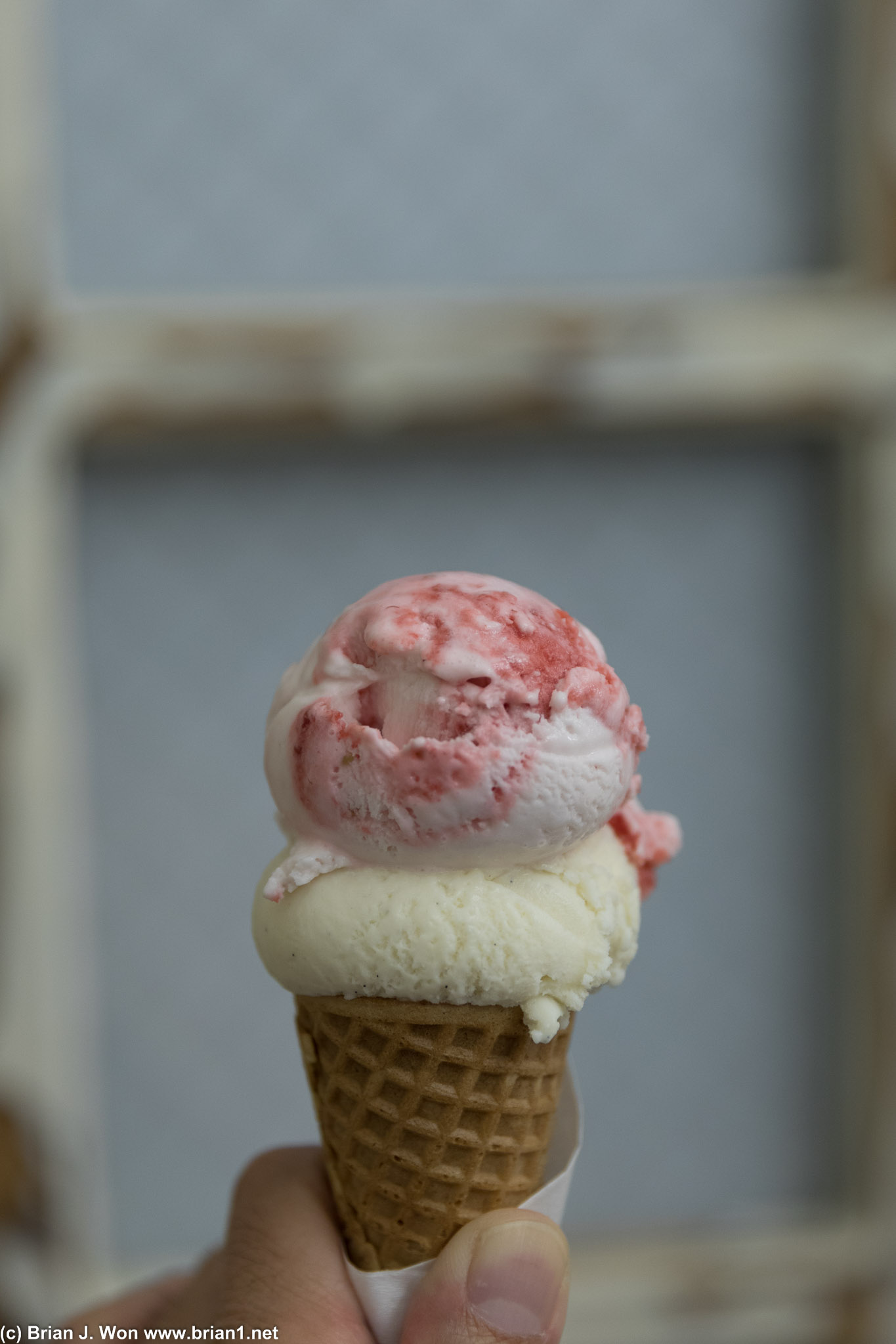 Cherry and vanilla from Mousseline. Had to beat the heat somehow!