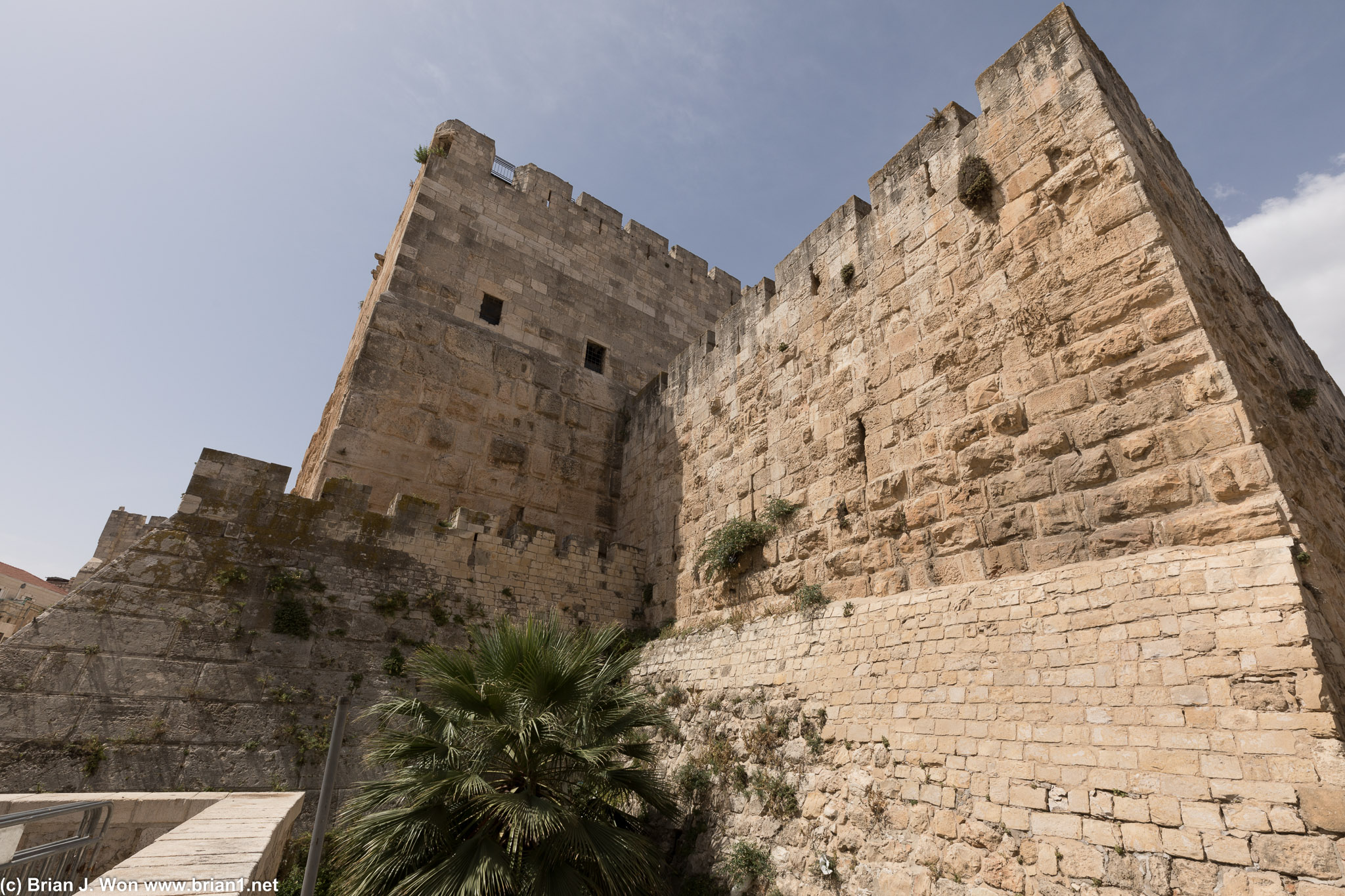 One of the few fortress-like buildings.