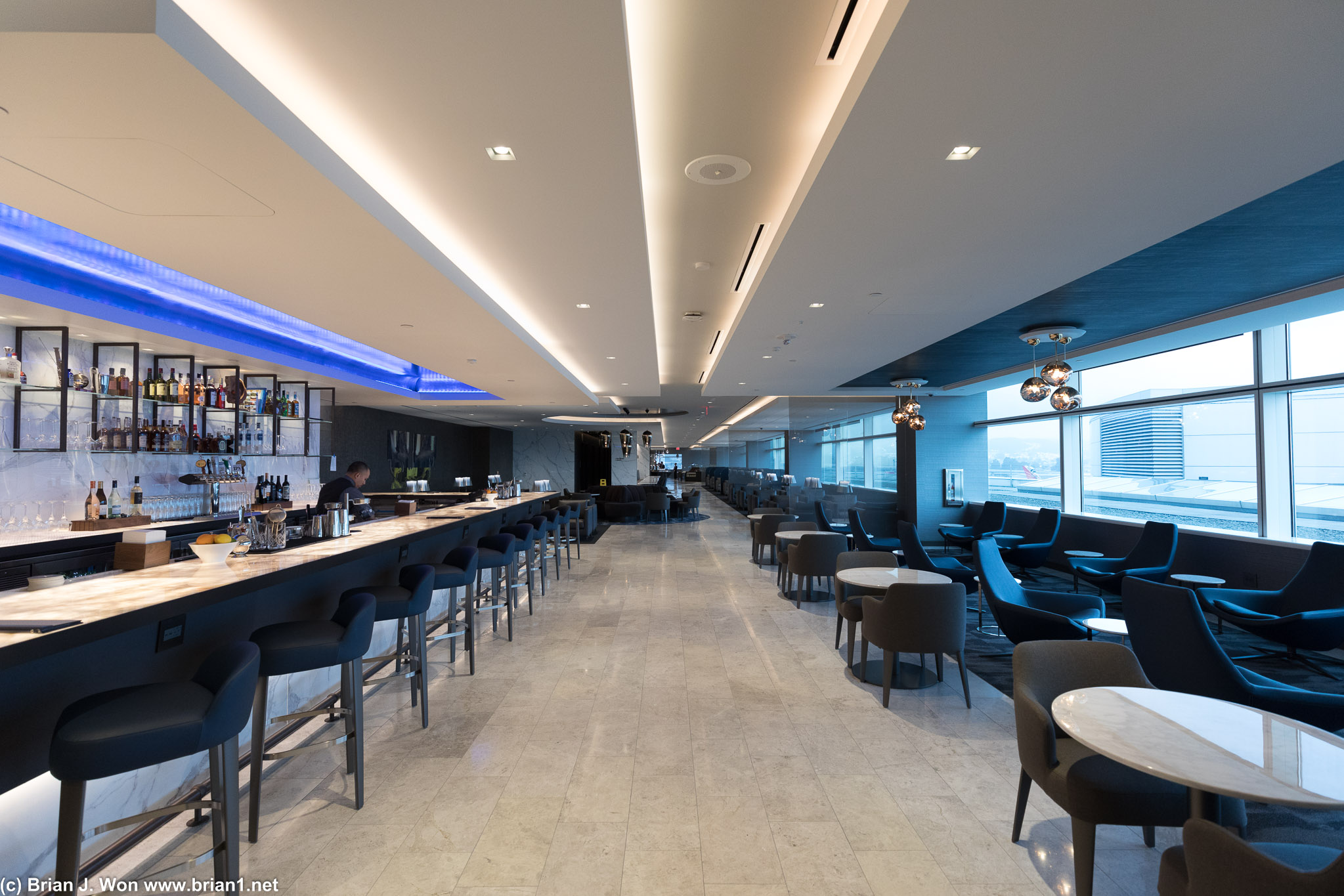 The bar.