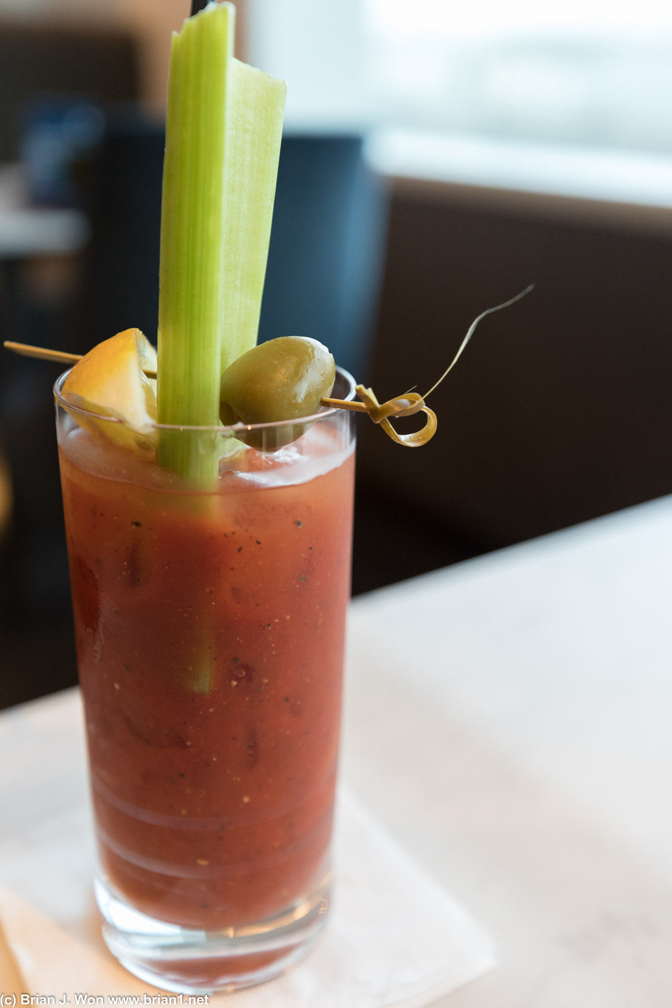 Bloody mary was quite good.