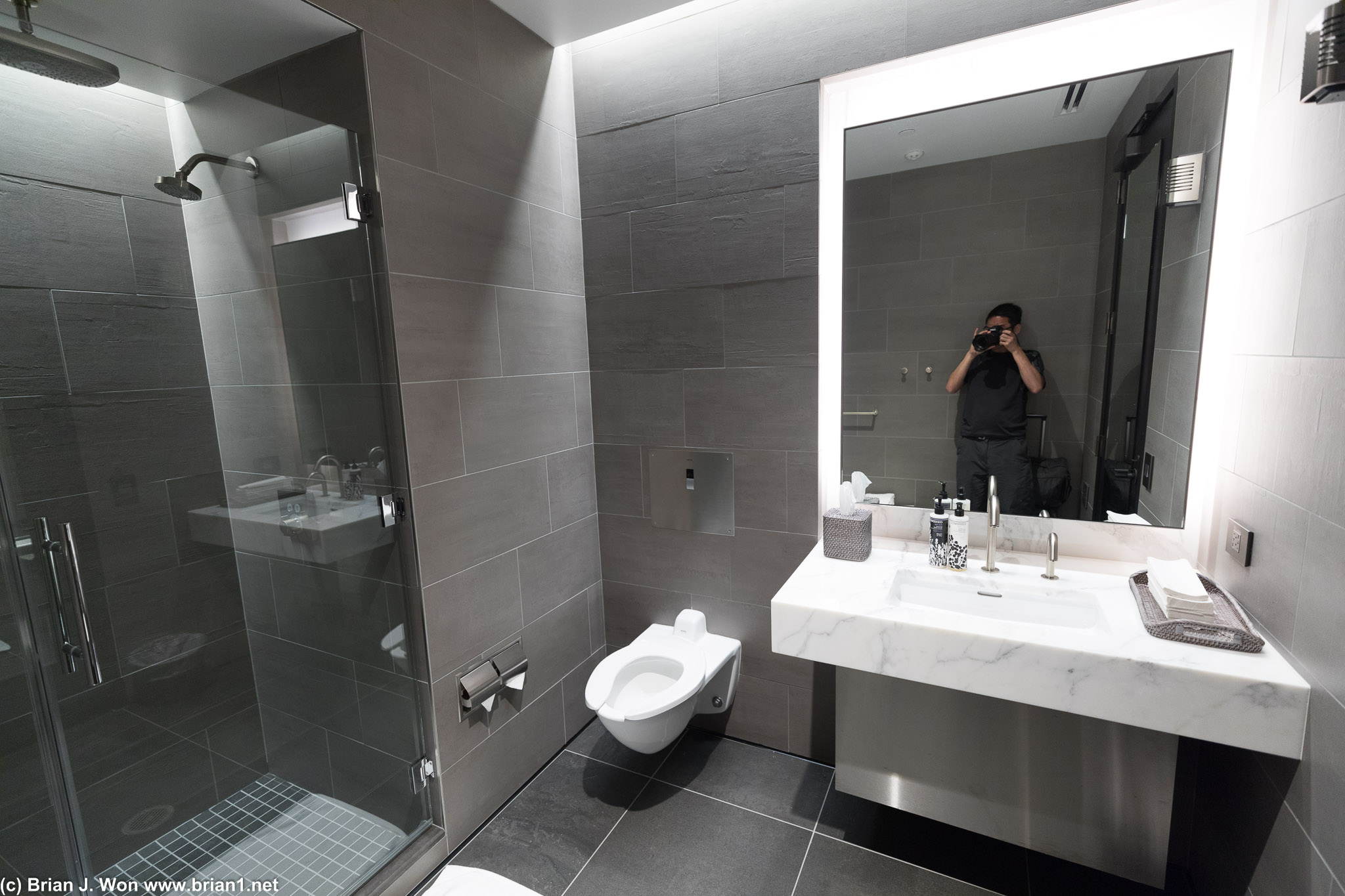Shower rooms are pretty solid.