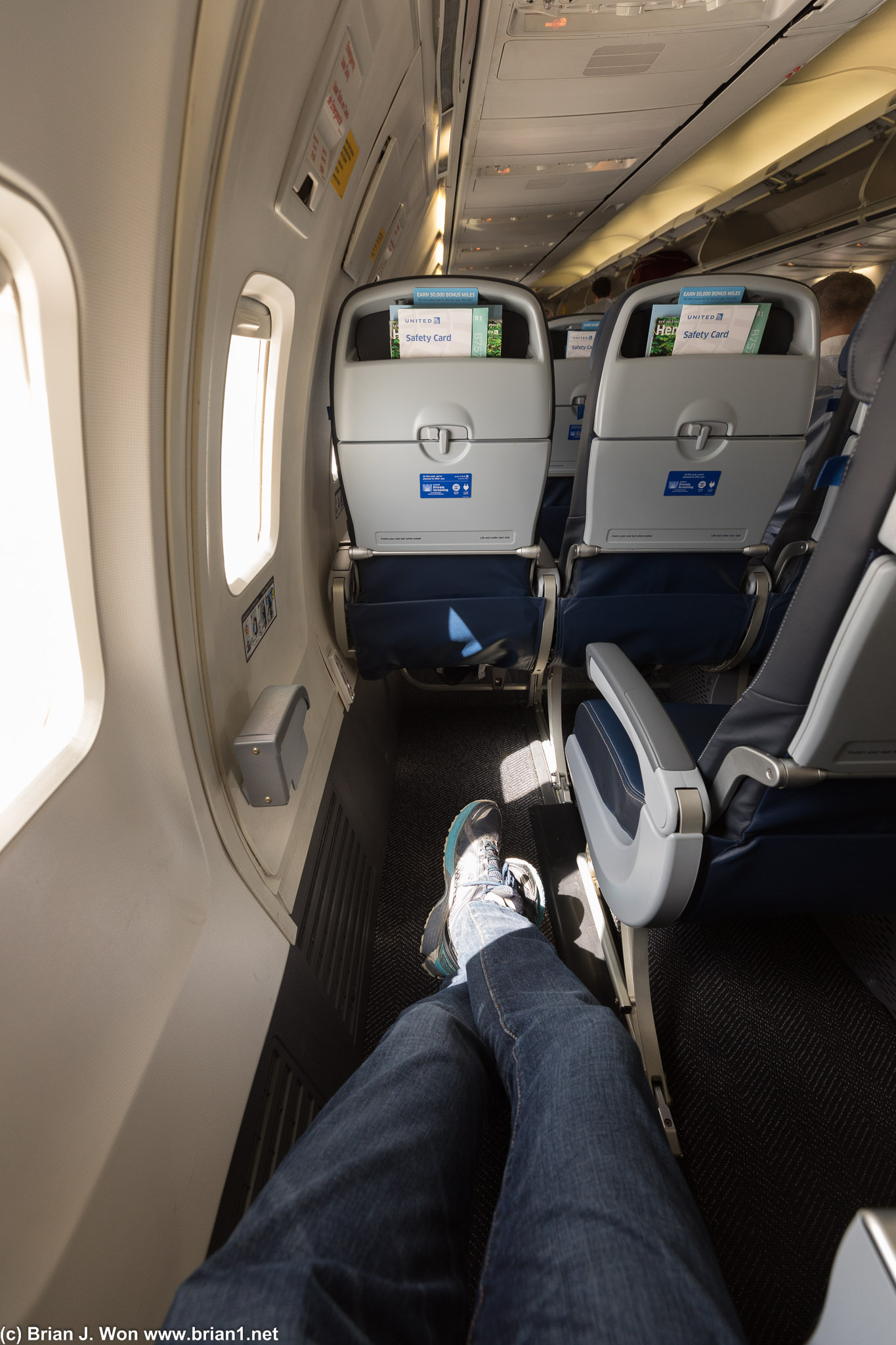 Row 23A/F, leg room for days.
