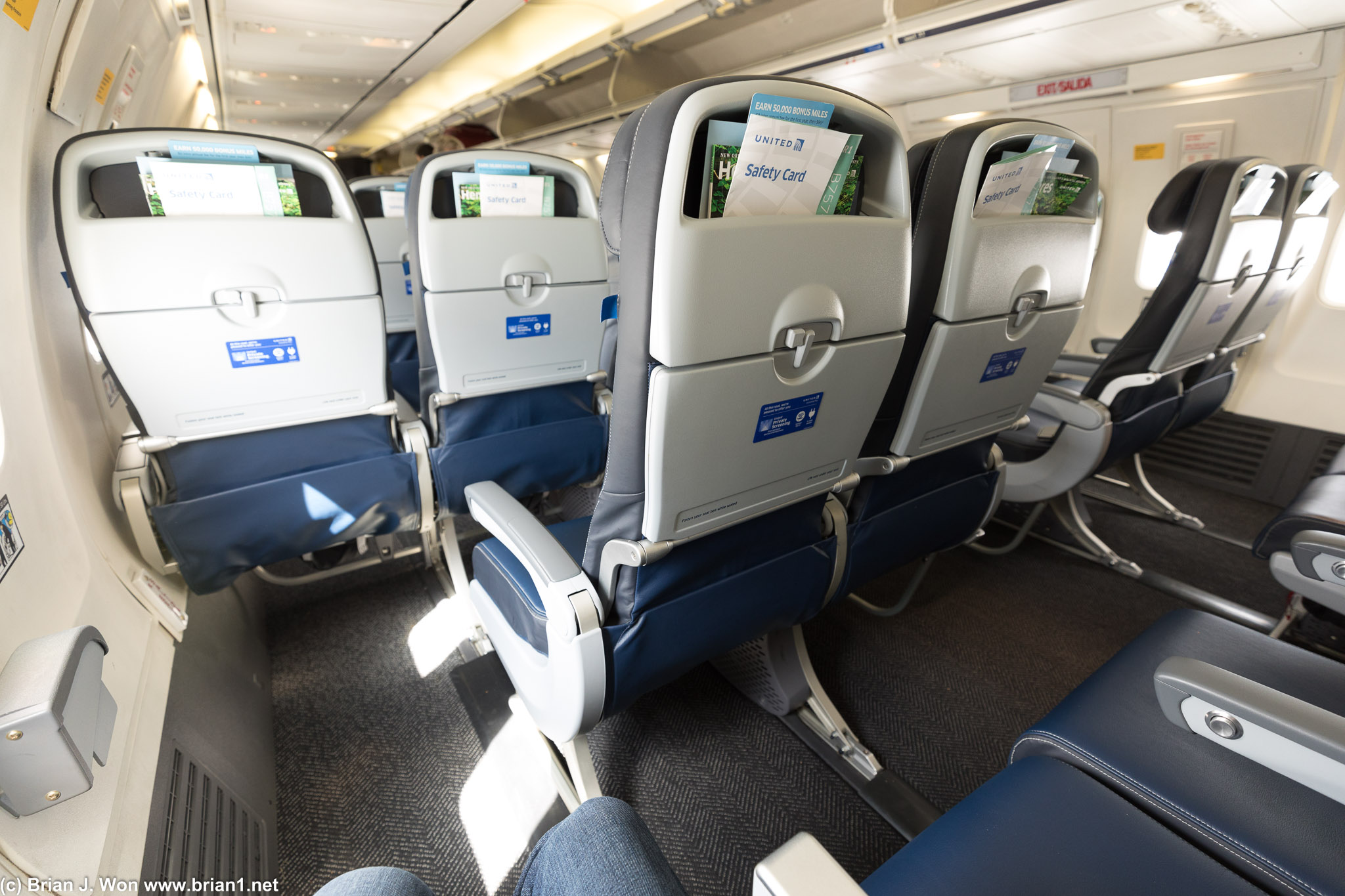 Exit rows.