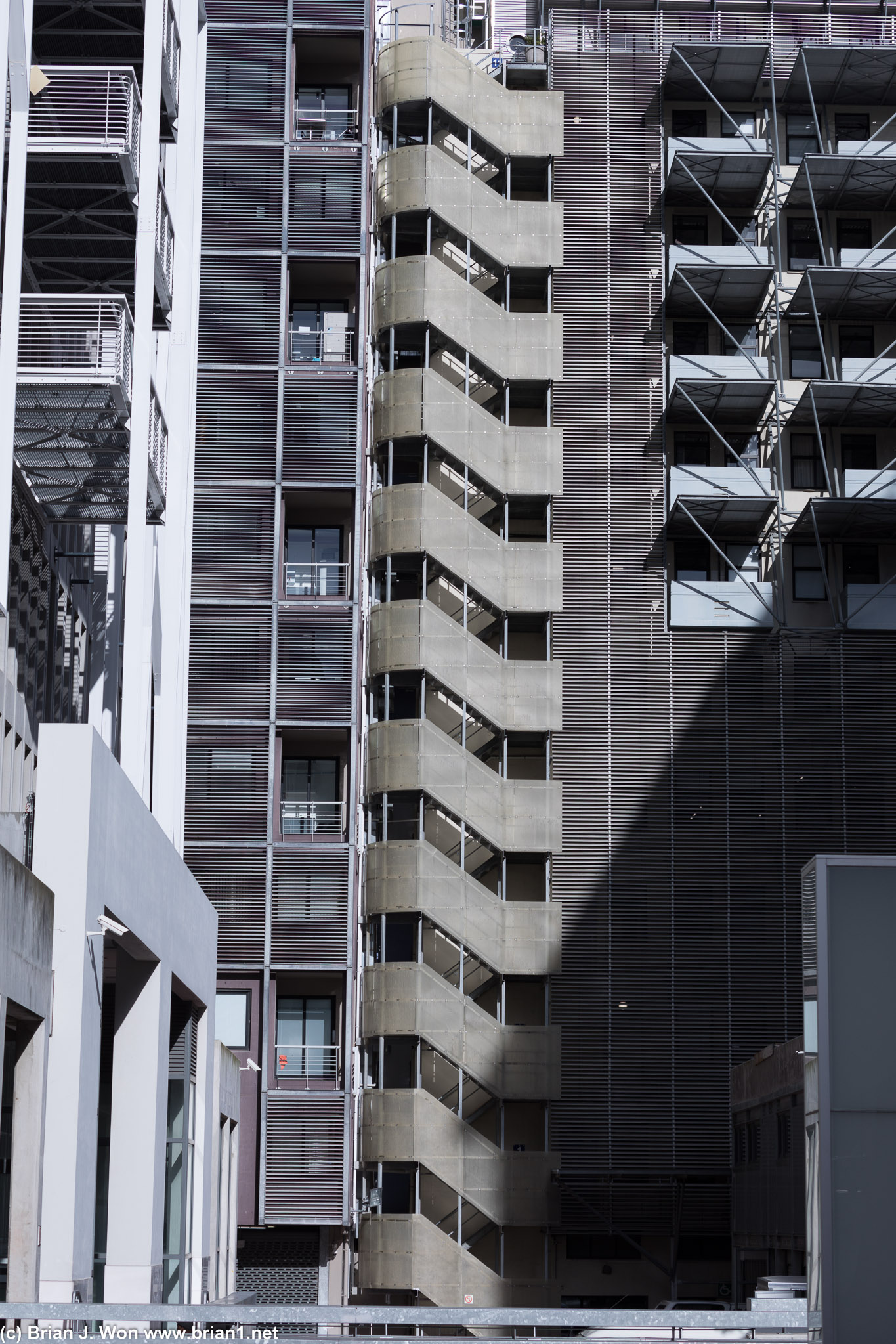 Urban staircases.