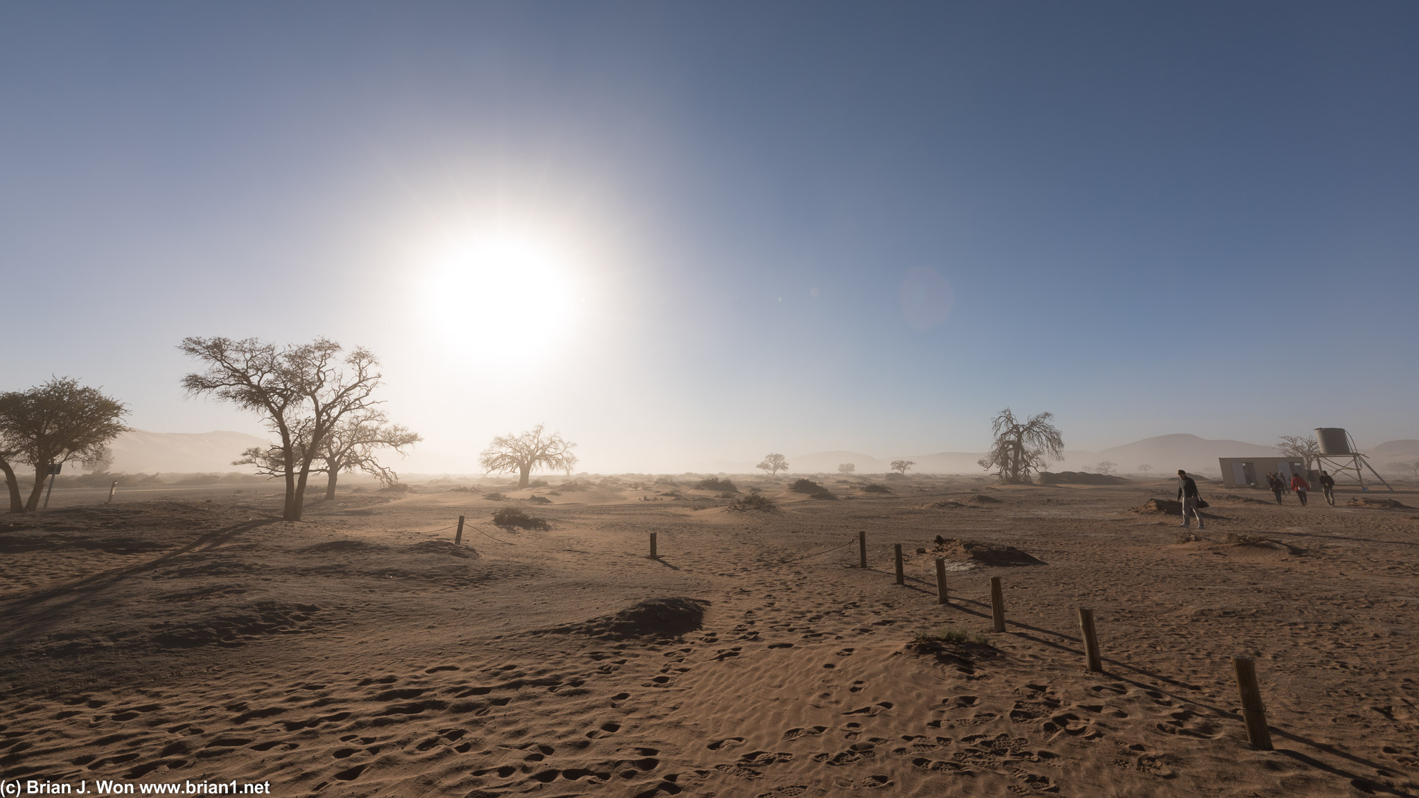 Hoping that's not a sandstorm blowing in...