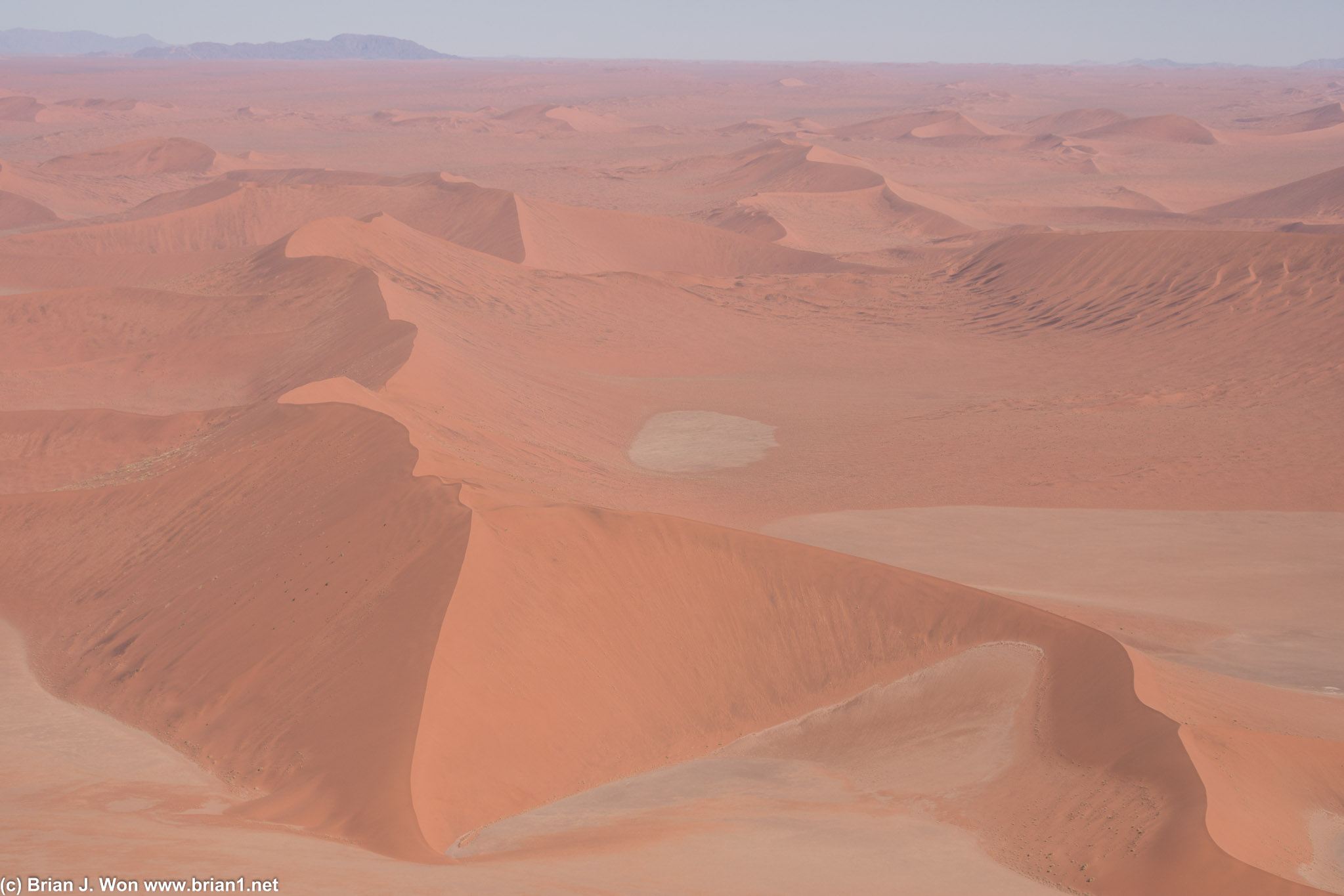 Sand dunes everywhere.