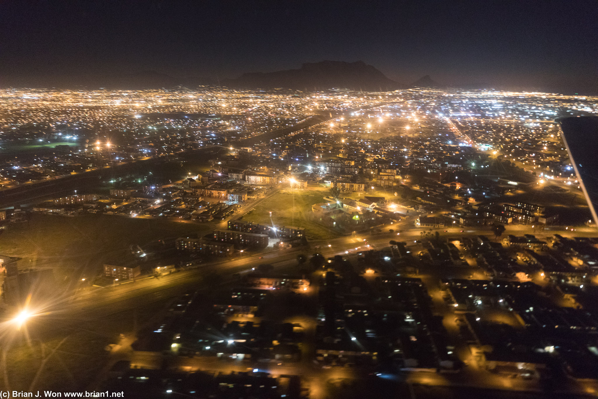 Final approach into CPT.
