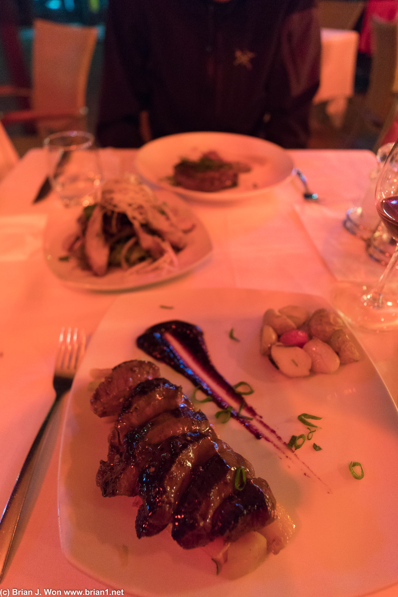 Springbok for dinner. Very much like beef.
