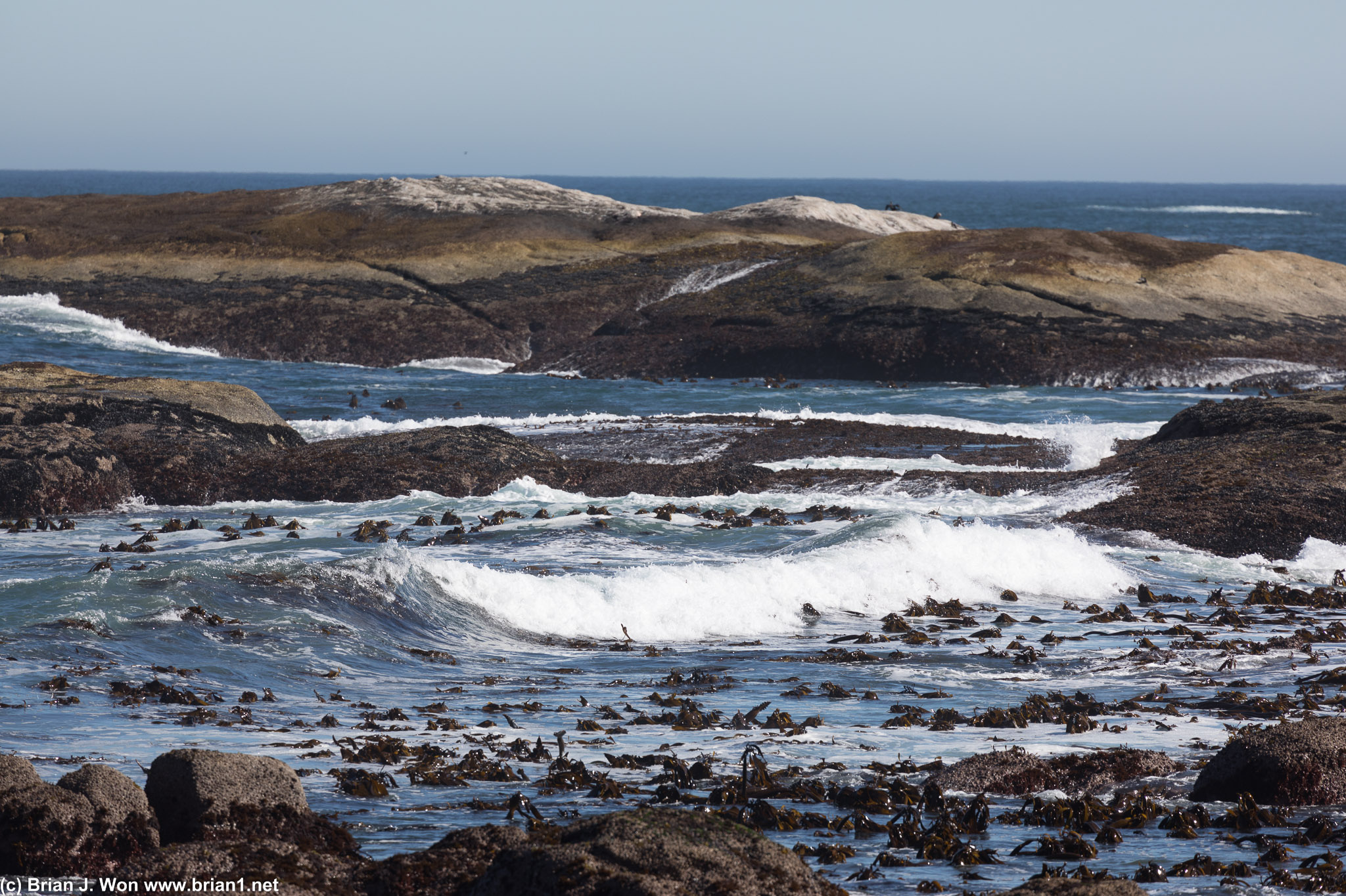 Rolling waves.