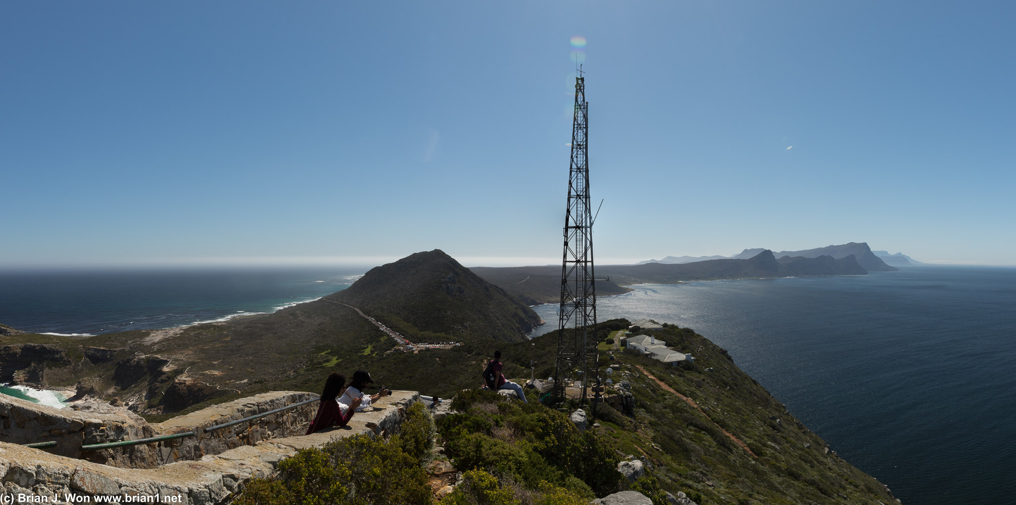 Looking back up the peninsula.